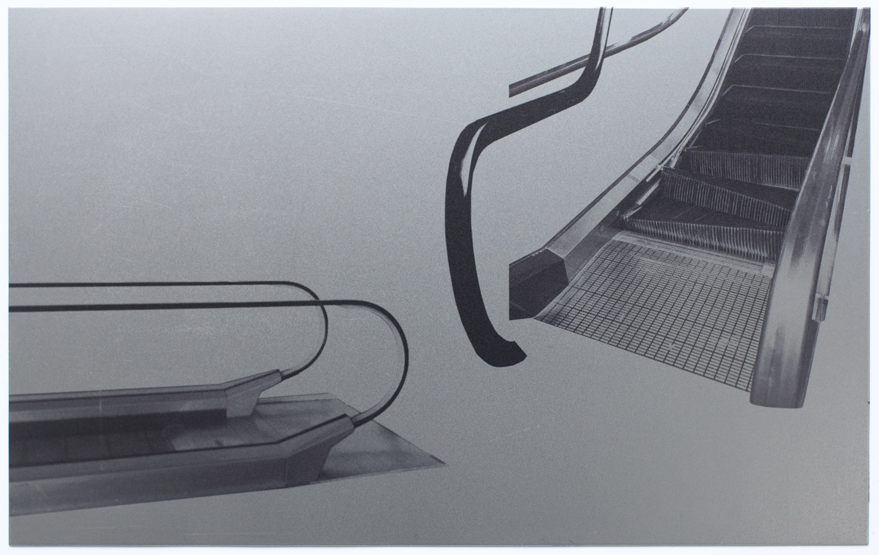 Connectives 2. 2019, digital print on steel, 24 x 40 x 0.15cm