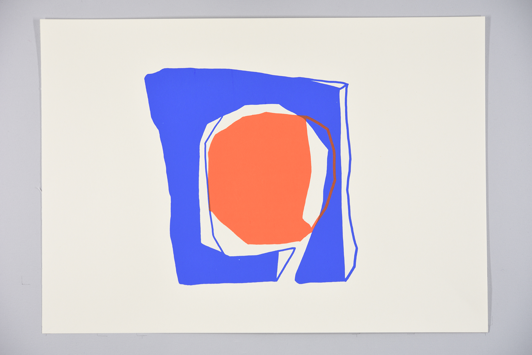 Bogen (2017), Silkscreen, 29,7 × 42 cm