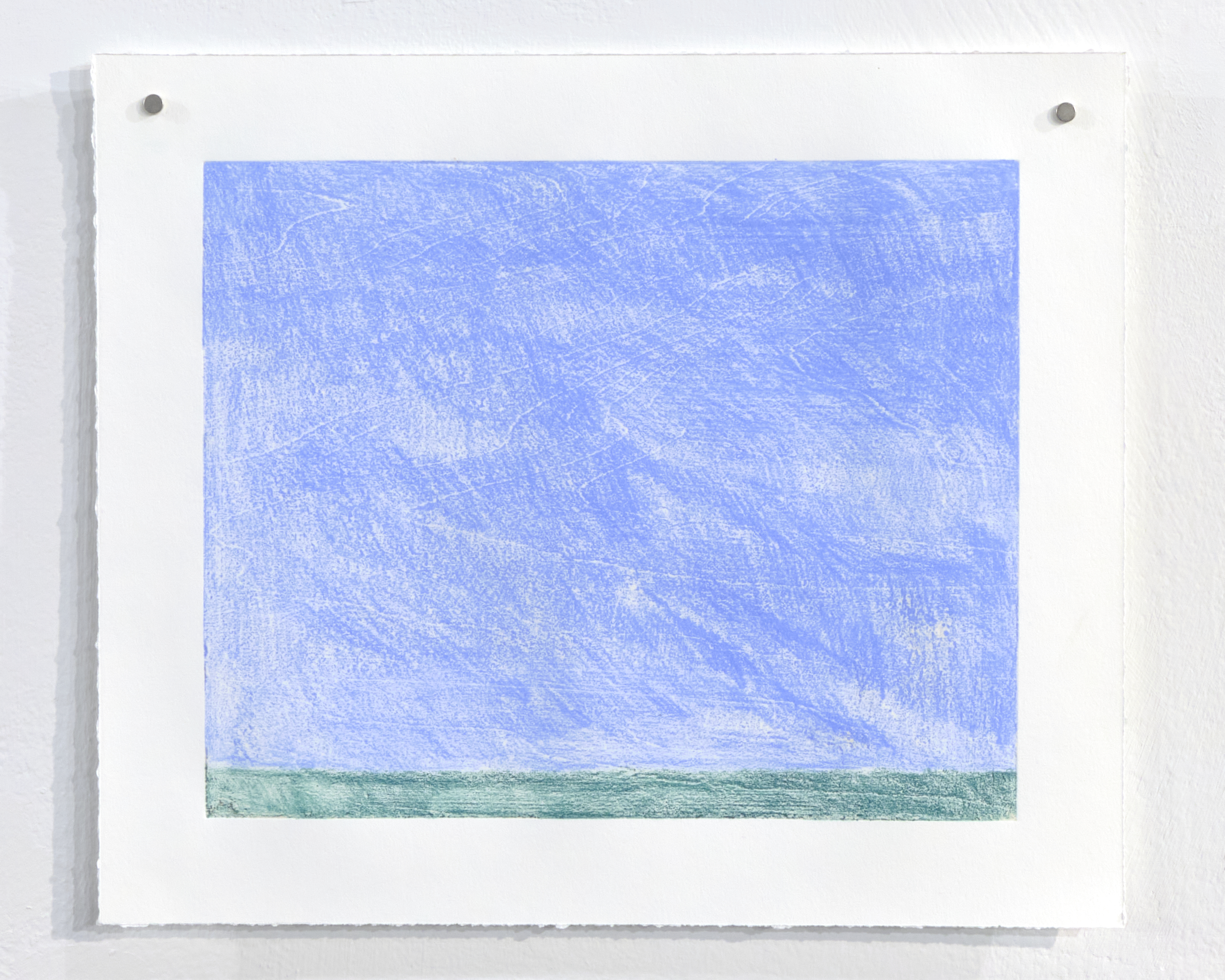 Untitled, 2022. Watercolor monotype, 13 x 11 in. (10 x 8 in. plate)