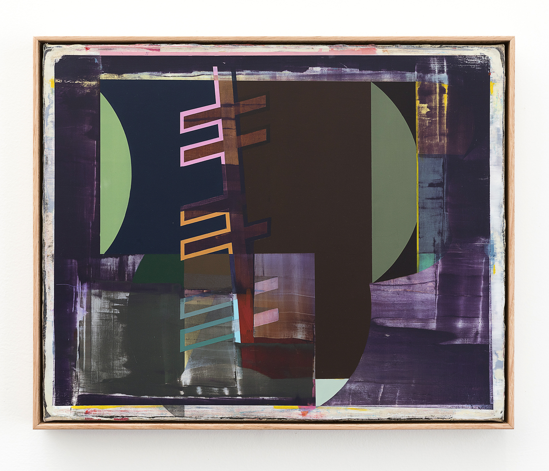 The Raft, 2020, oil, acrylic polymer and pencil on canvas, 42 x 51cm*