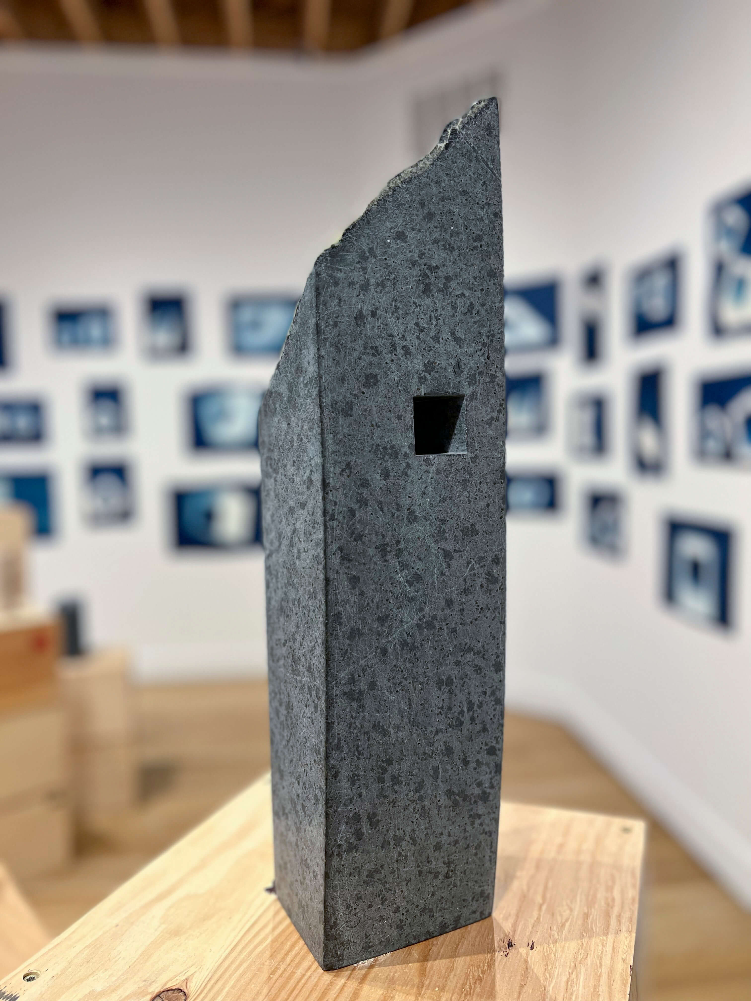 Incredible Lightness: Retrospective (solo exhibition) - Steatite Standing Stone #14 - Boulder Museum of Contemporary Art - 2021