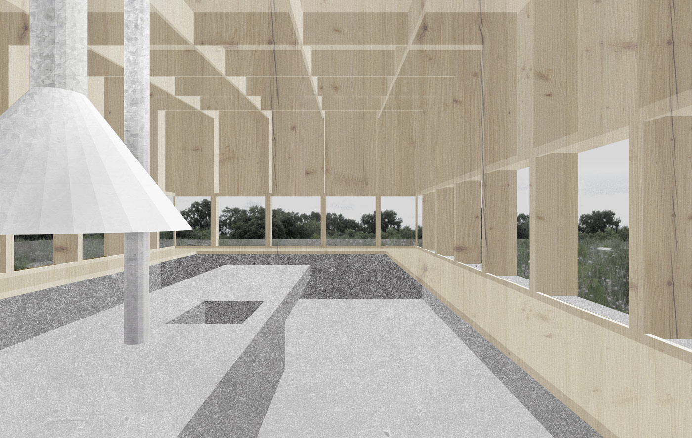 Hauser & Wirth – The Shed Pavilion, Somerset, UK 2015, Competition Entry