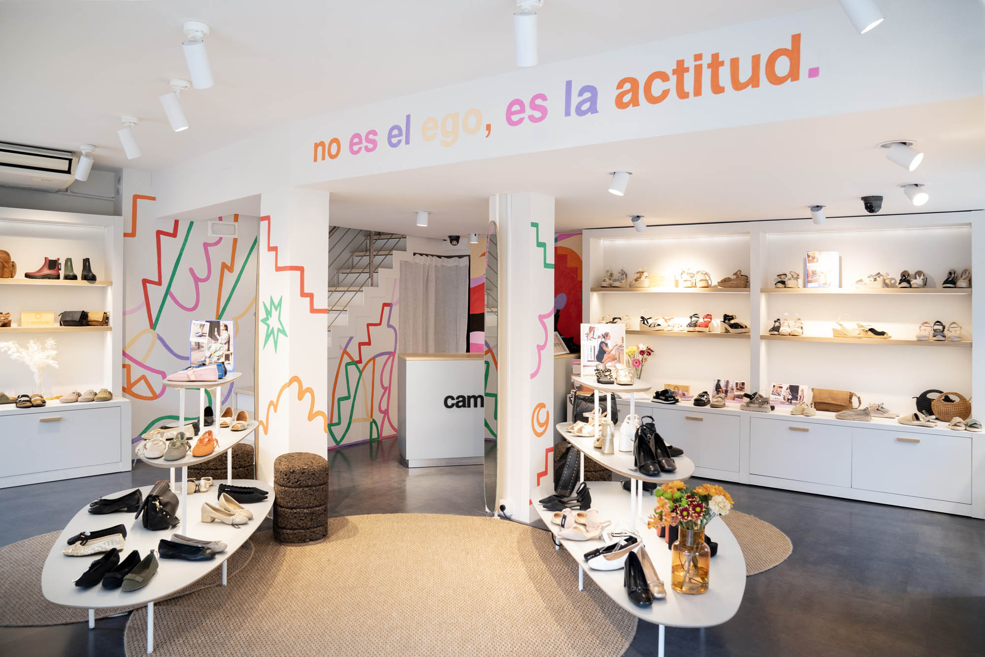 Camila's in-store installation & graphics