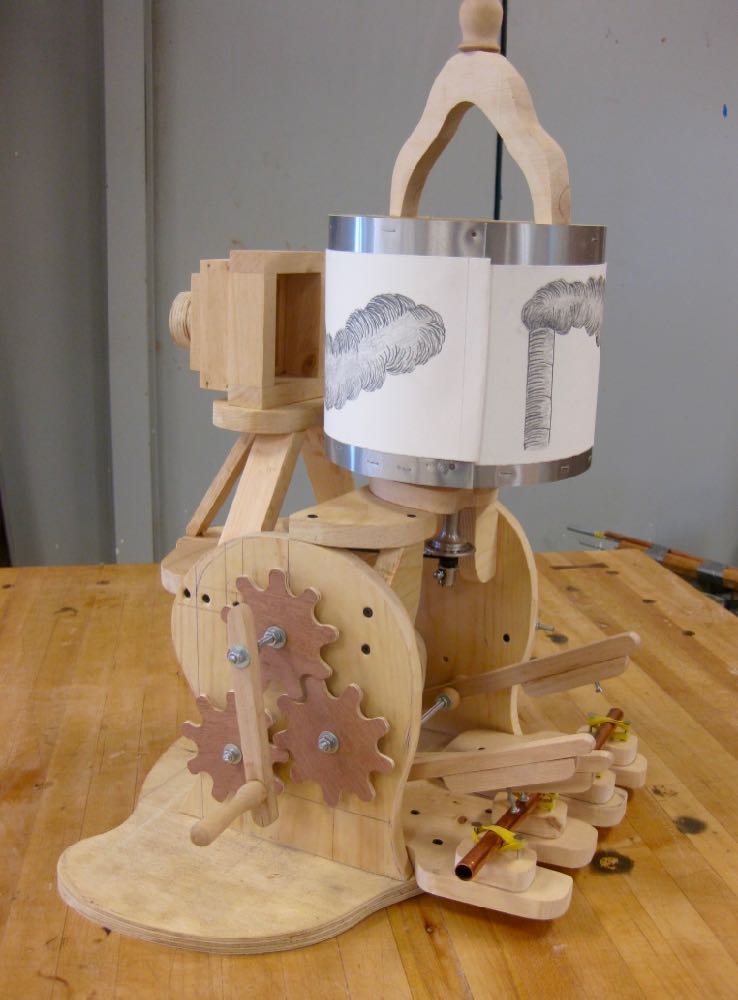 Sound Machine, Kinetic Sculpture, NJ Artist/ Teacher Institute, Stockton University