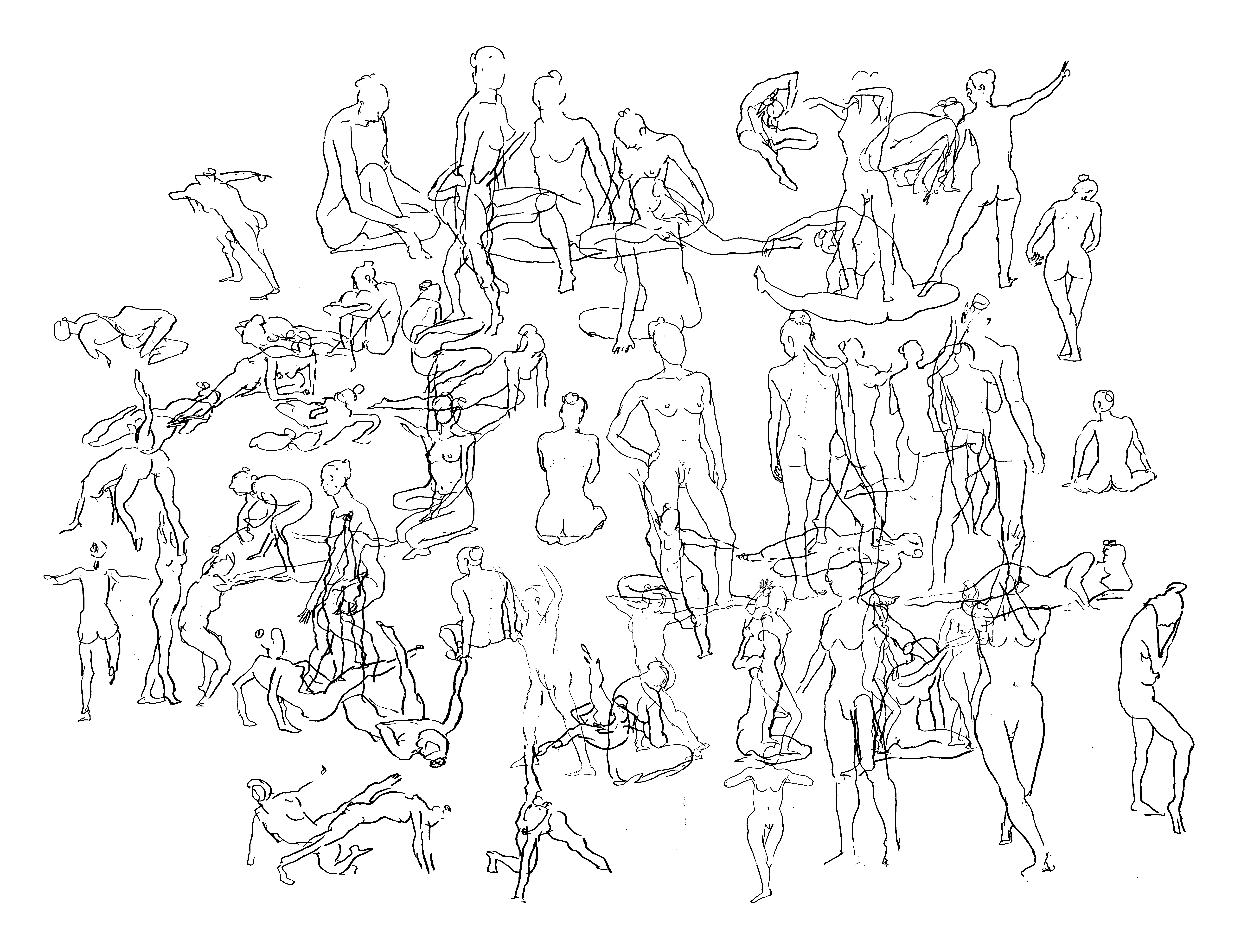 ‘croquis’, 2021, graphite on paper