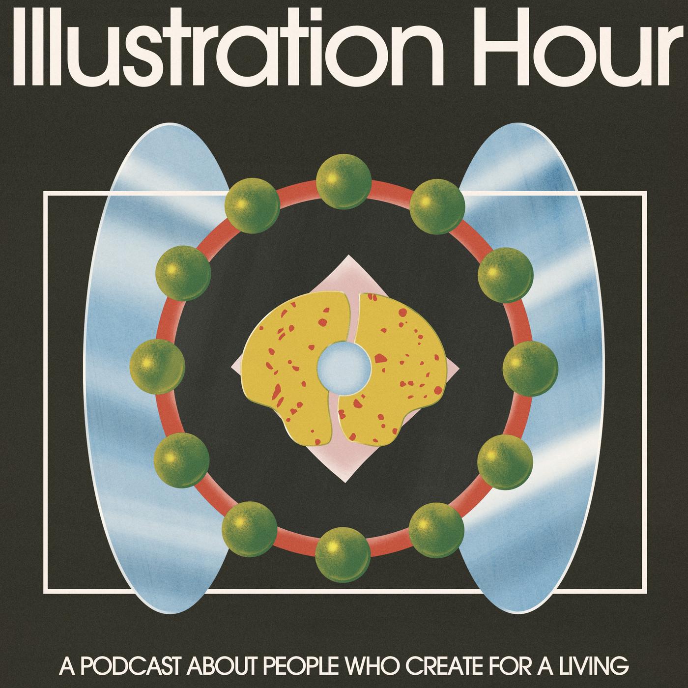 Illustration Hour is a long-form interview podcast about the craft and business of illustration and design hosted by illustrator Julia Dufossé.