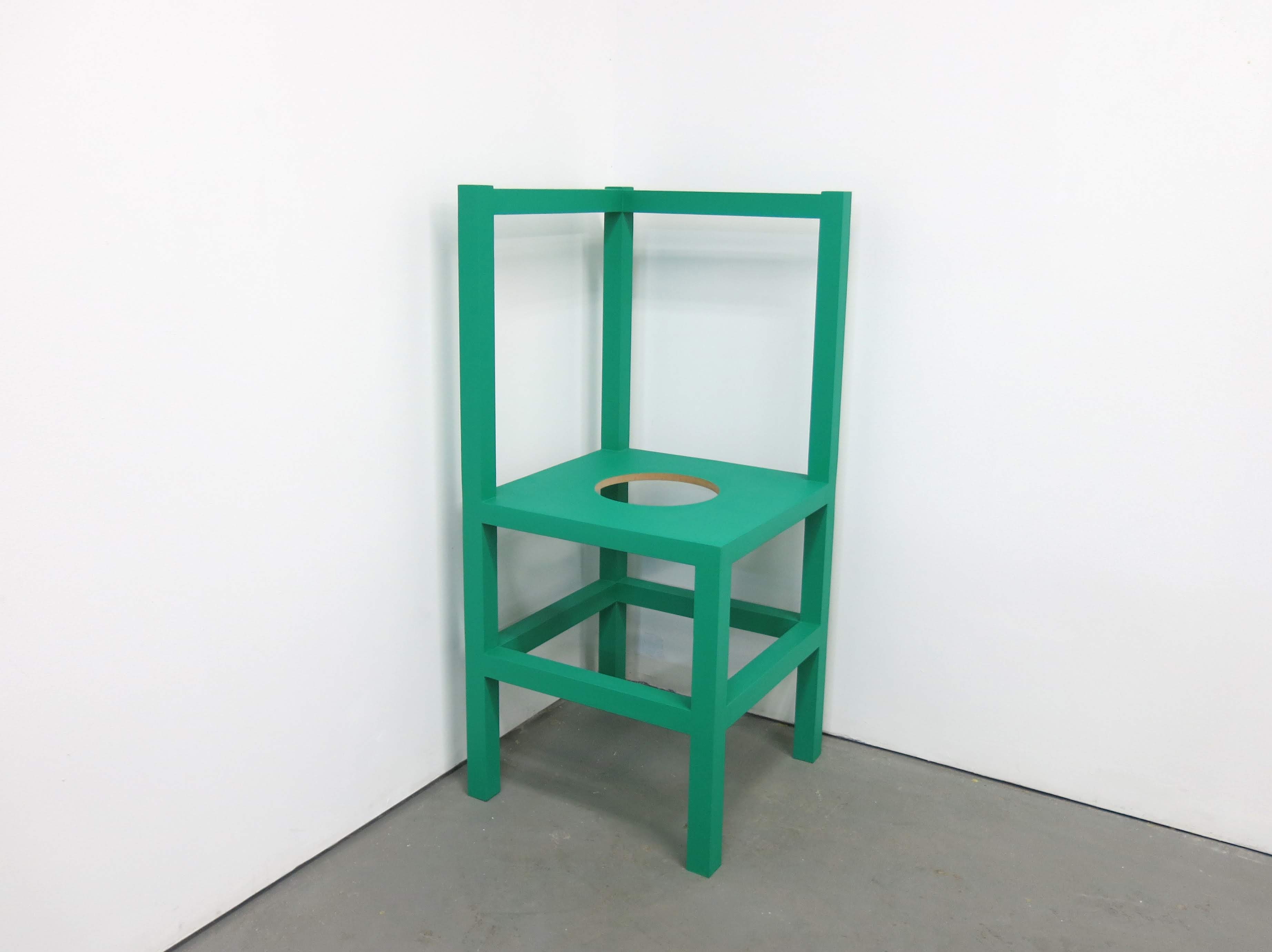 Jonathan Santoro, Commode. Pine, MDF, latex paint, 2018