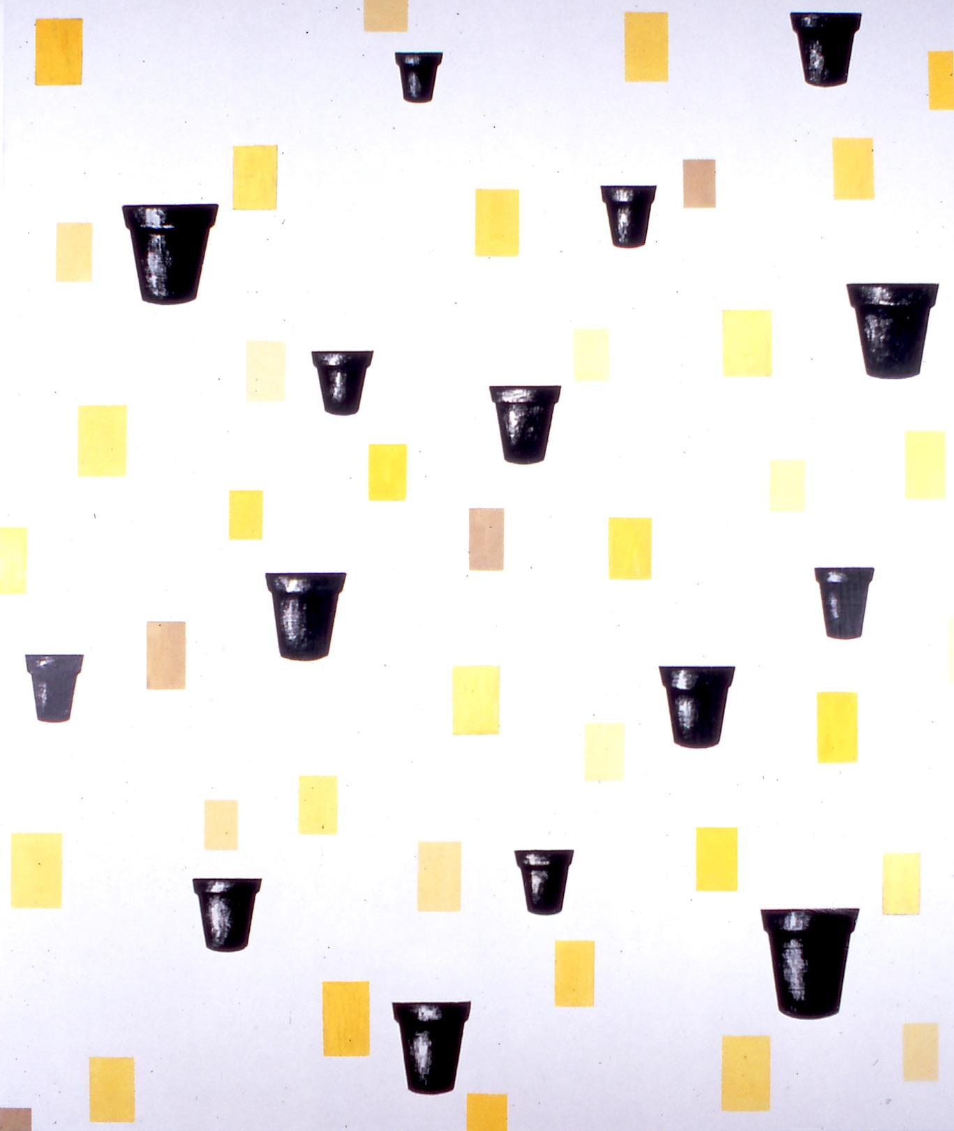 Untitled 1997, acrylic and oil on canvas, 230 x 195 cm