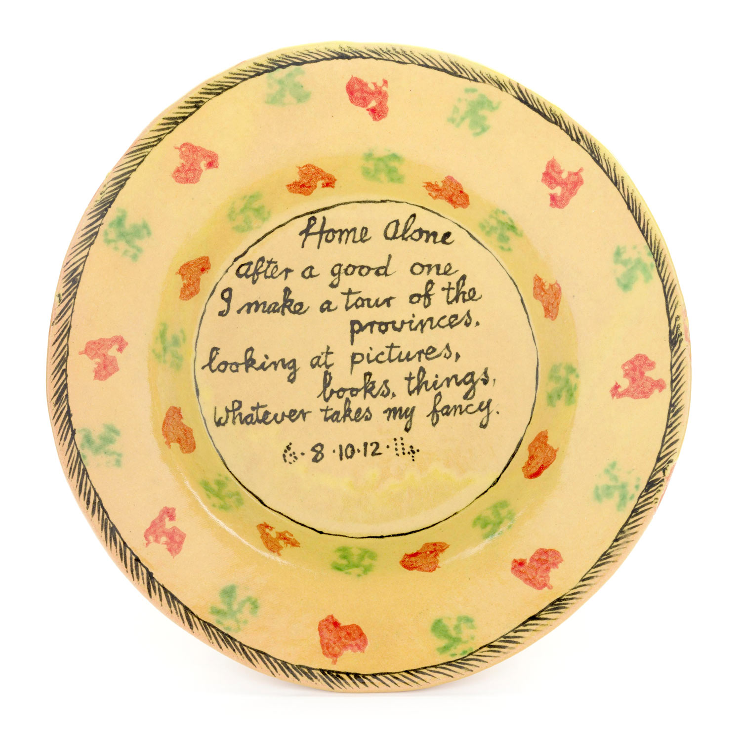 Home Alone, 8.10.2012Glazed ceramic stoneware6 x 25.5cm