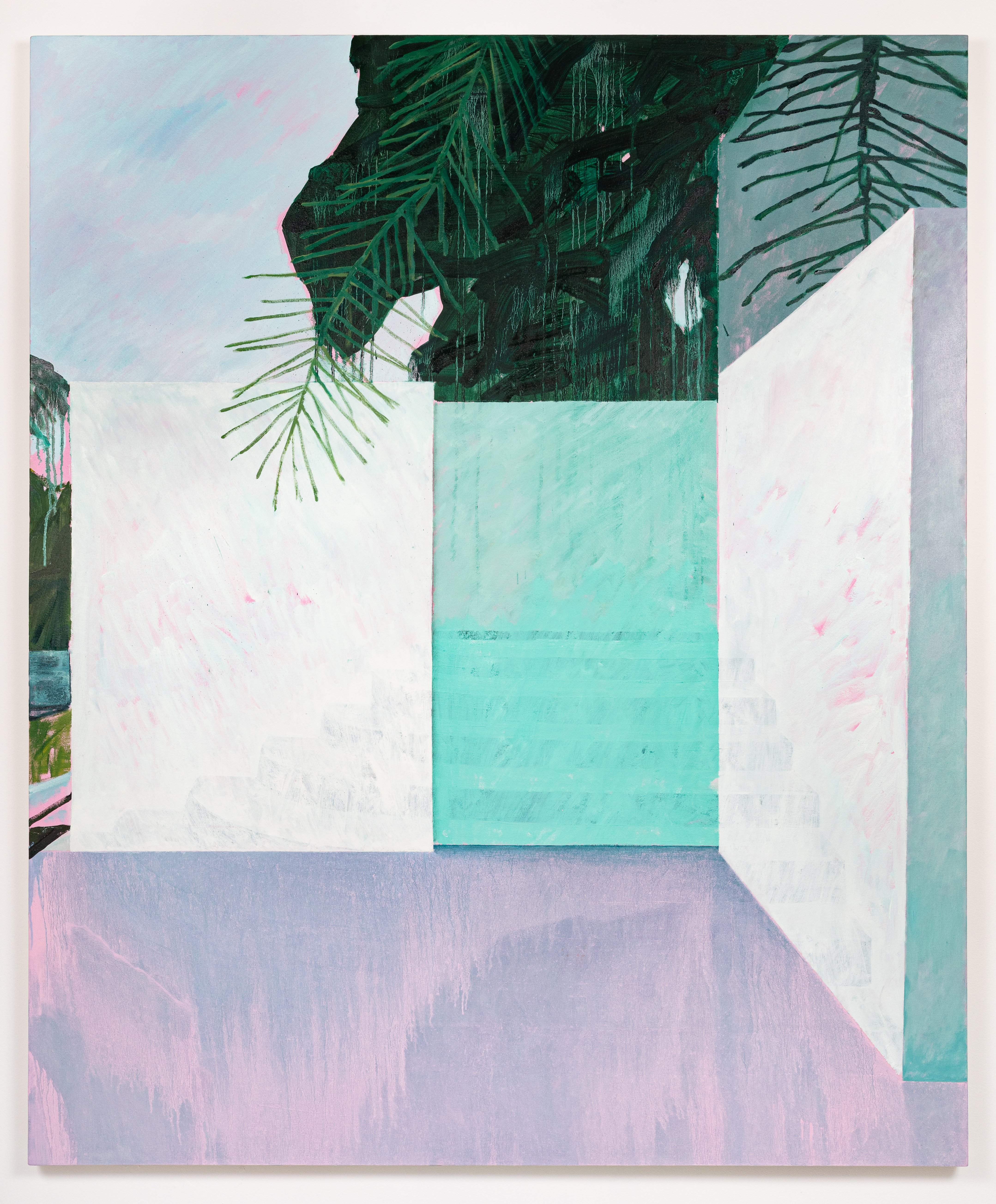 "Entryway" oil on canvas, 70 in. x 58 in., 2019