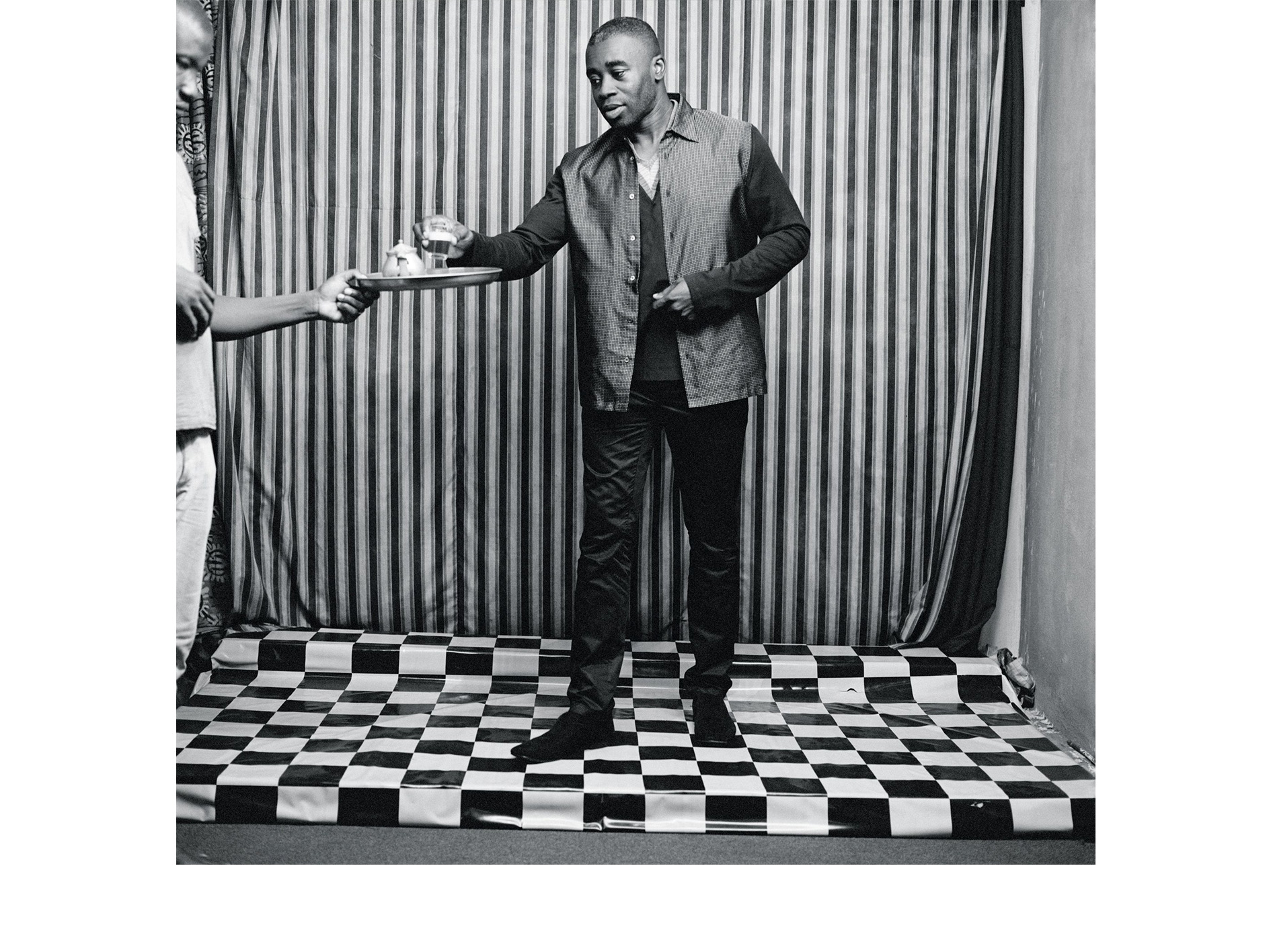 Chris Ofili by Malick Sidibé for The New Yorker