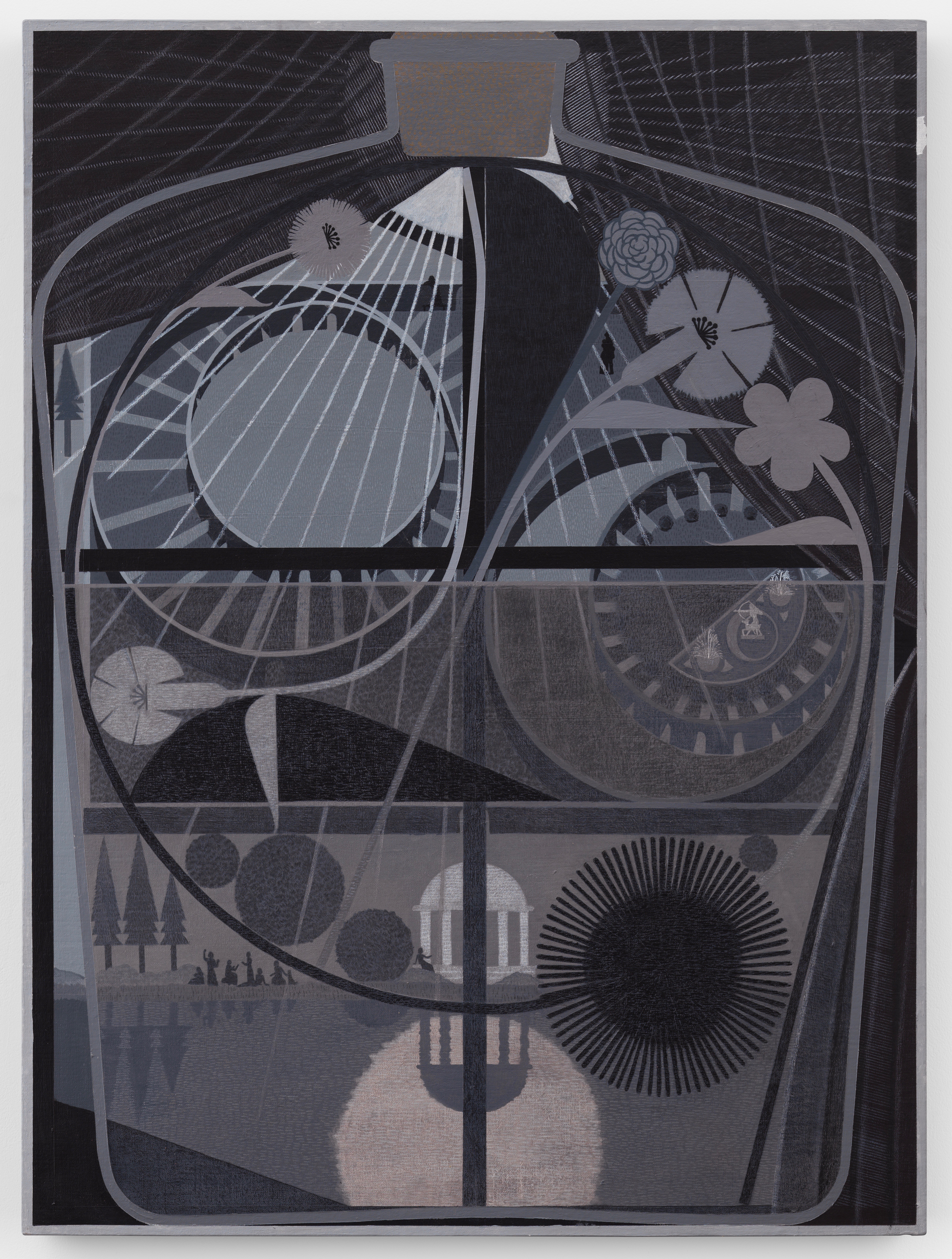 Circadian Grove, 28" x 21", 2018