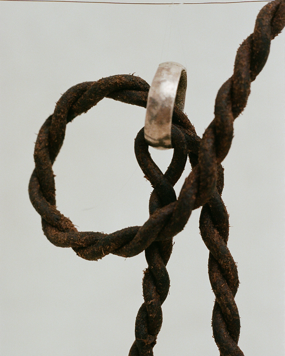 Twisted Leather Cord Necklace