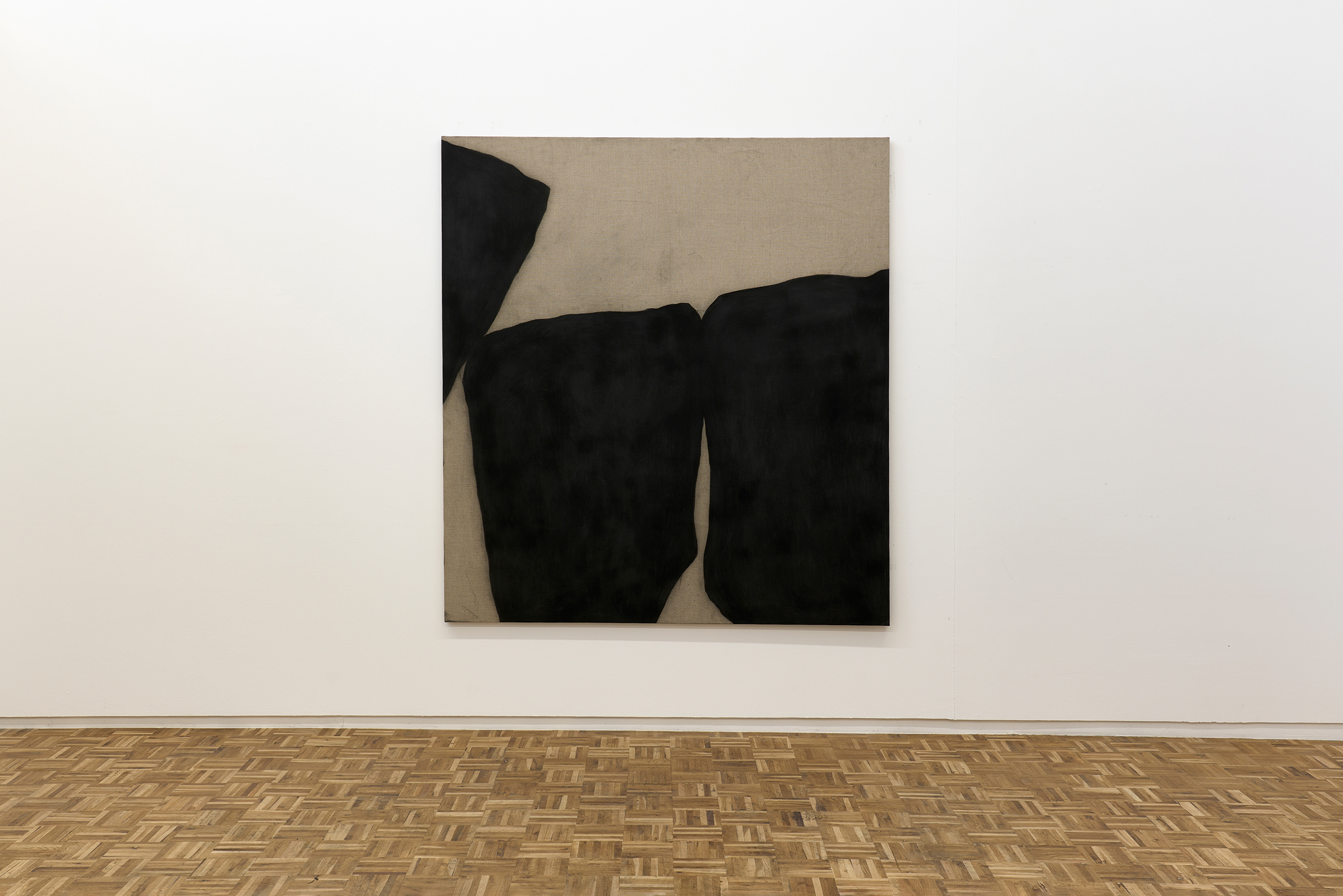 Motunrayo Akinola, Movement 8 (2024) | Acrylic and charcoal on linen, 201 x 181 x 4 cm