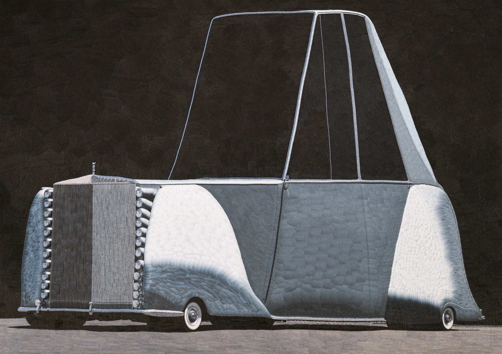 1955 Rolls-Royce, 2024, 16.5 x 11.6 inches