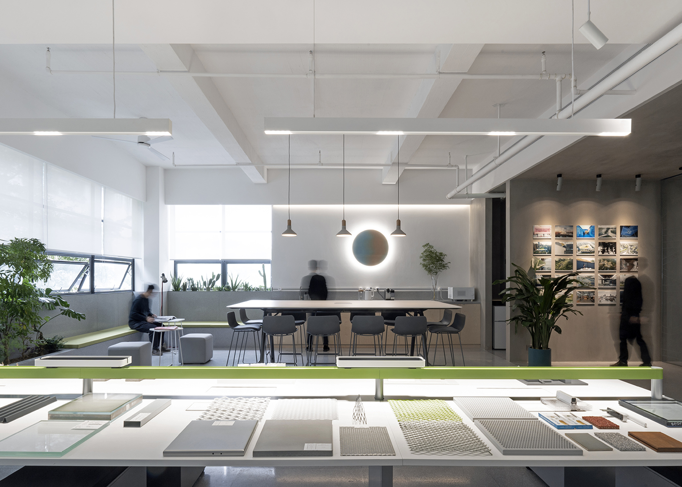 entrance and kitchen / living area