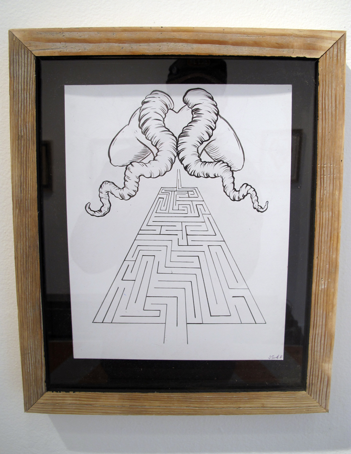 Drawings made at the Vermont Studio Center
