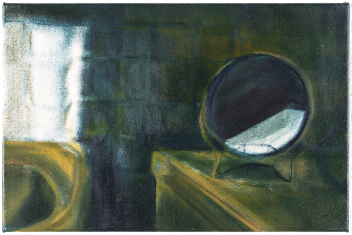 &ldquo;Fragments (mirror)&rdquo;, 30x45cm, oil on canvas, 2019