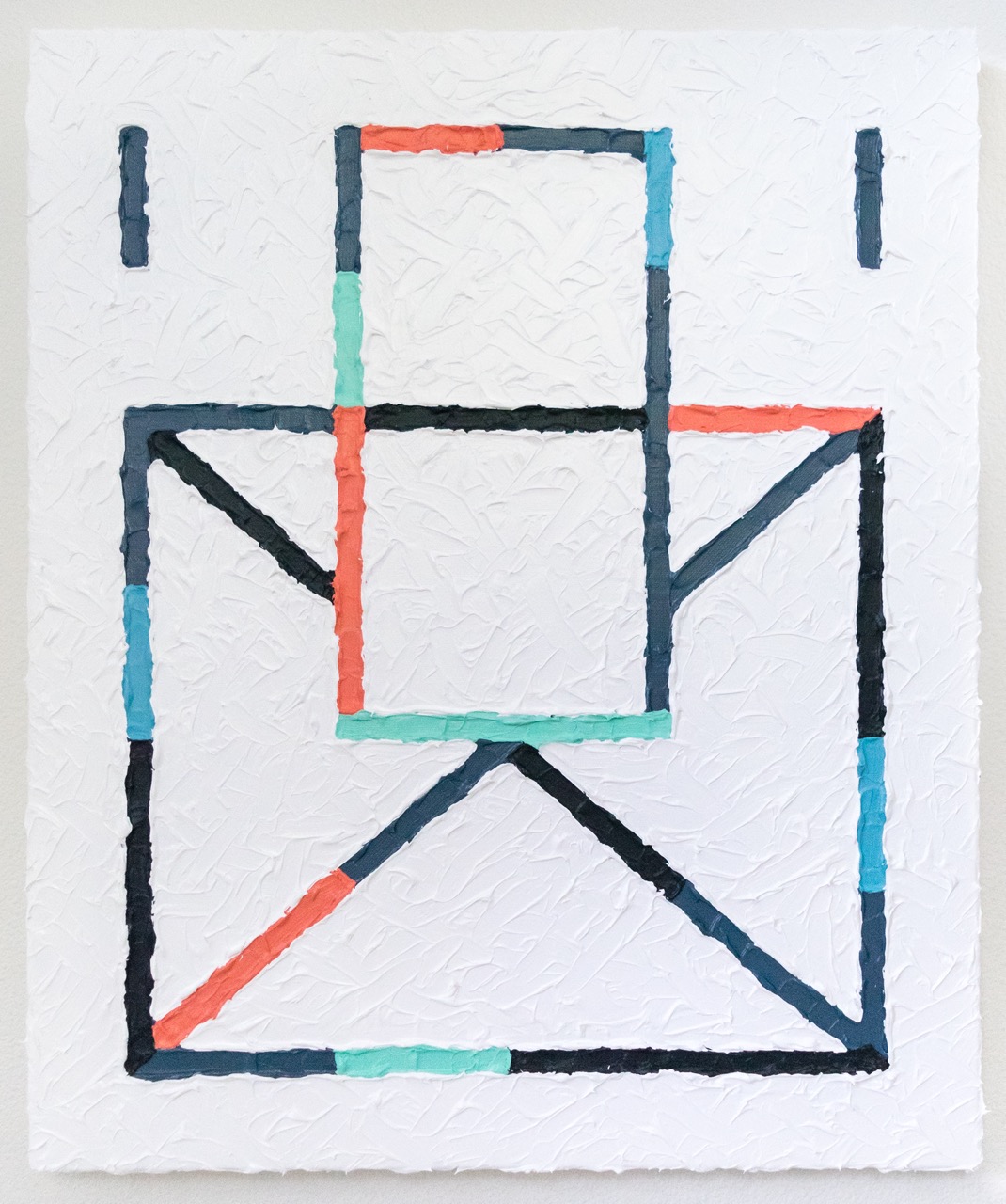 I Am Here Until I Am Not (No 2) Acrylic, canvas 16 x 20 inches 2017