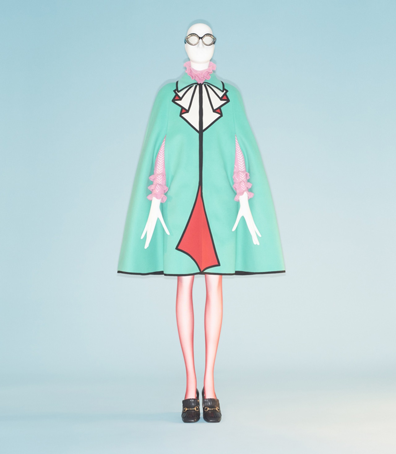 Alessandro Michele (Italian, born 1972) for Gucci (Italian, founded 1921). Ensemble, fall/winter 2016–17. Courtesy of Gucci Historical Archive. Photo © Johnny Dufort, 2018