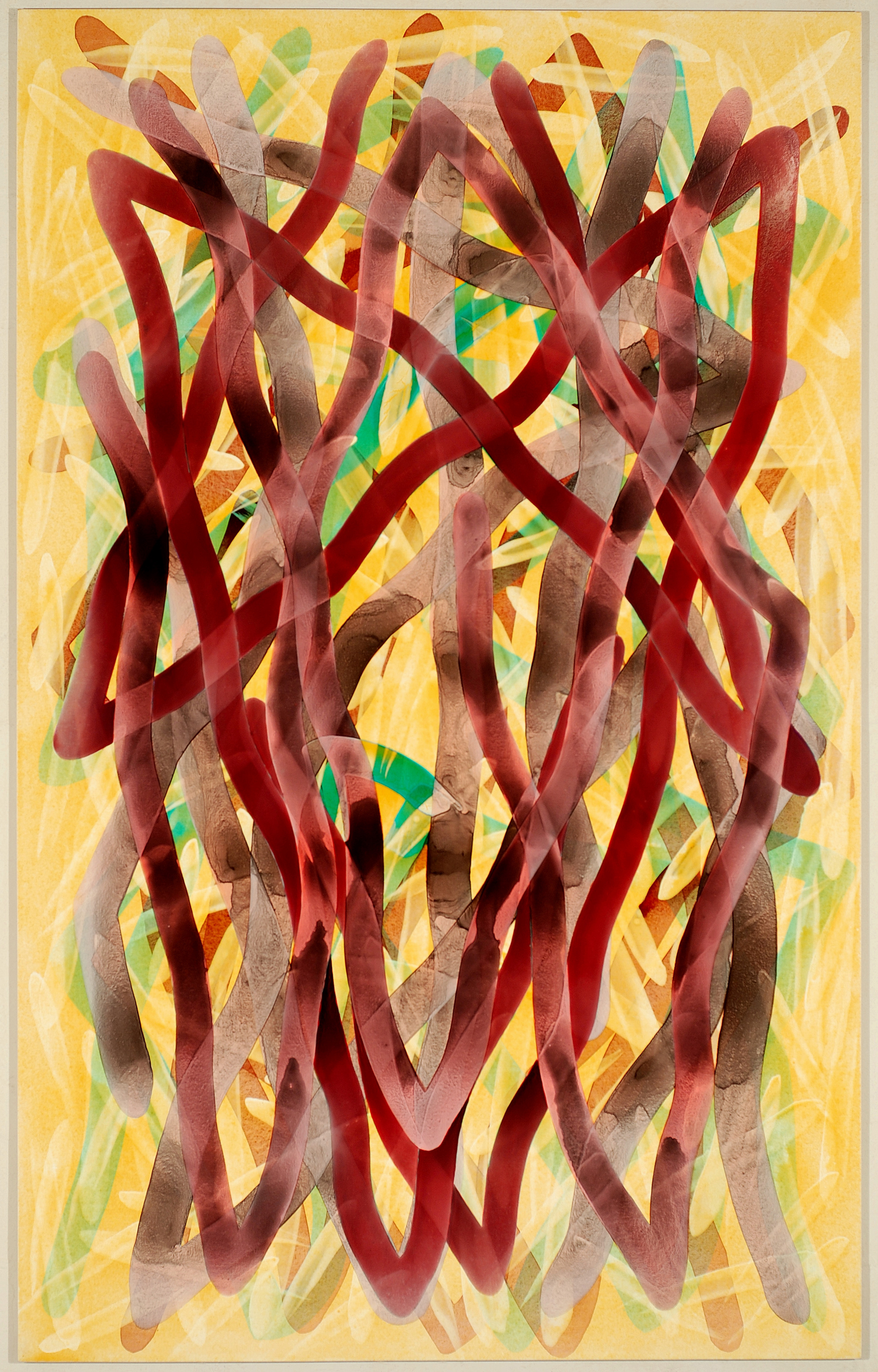 2017 XI, acrylic on canvas, 80 x 50 inches