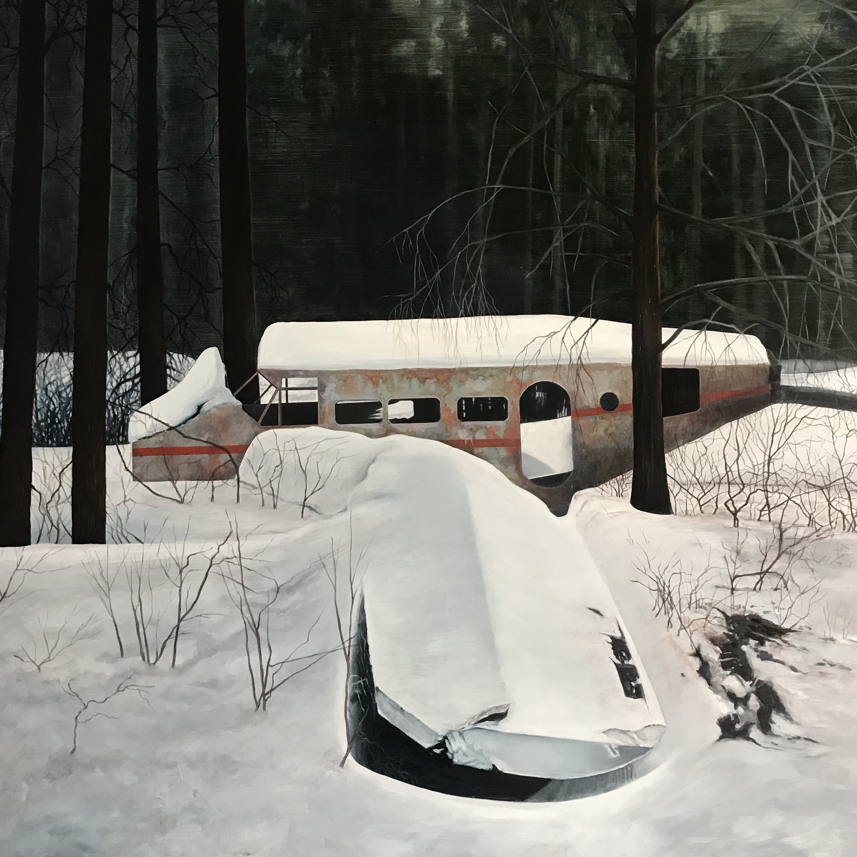 Fractured | 2019 | oil on canvas | 150 x 150 cm