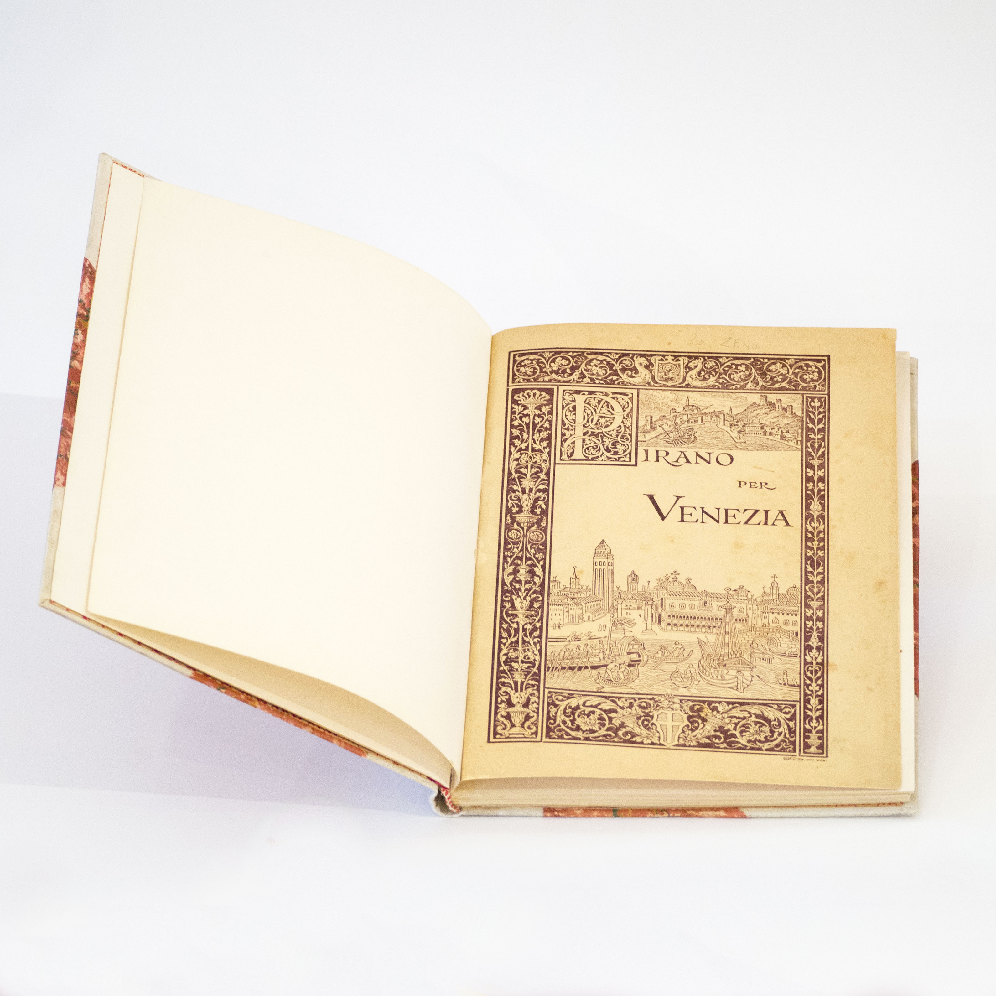 Pirano per Venezia, Luigi Morteani, Trieste 1906 (dedica di Livio Zeno a De Castro).