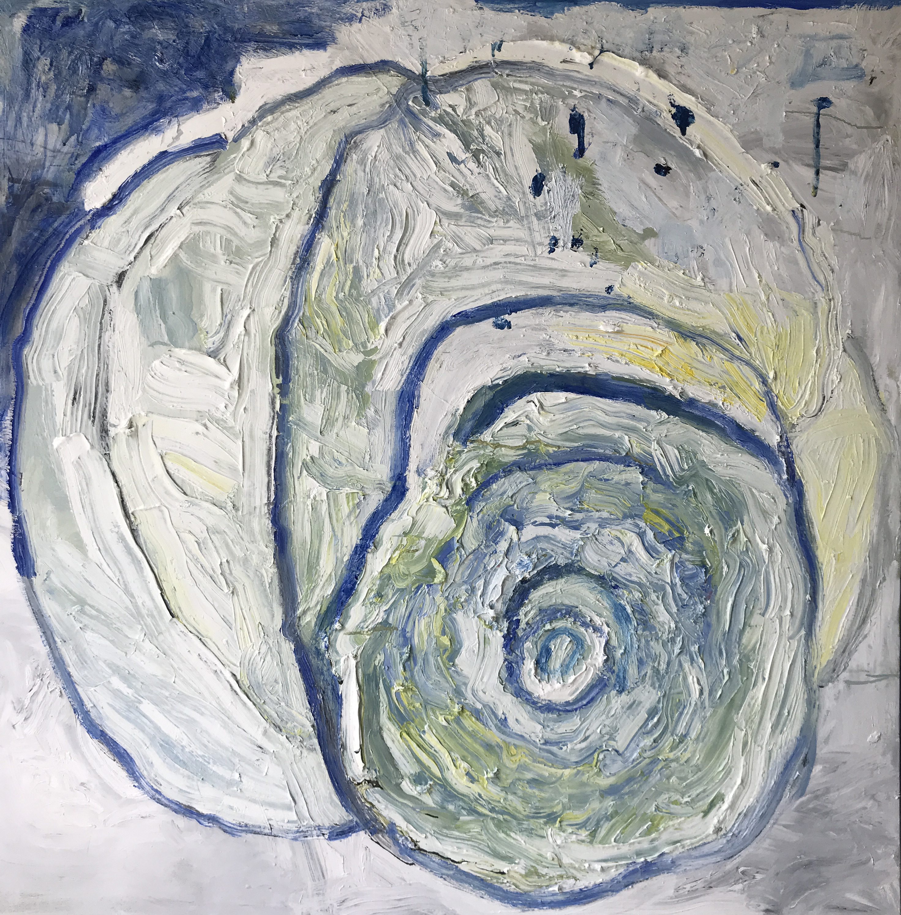 Falling, 2021, Oil on canvas, 48"x48"in