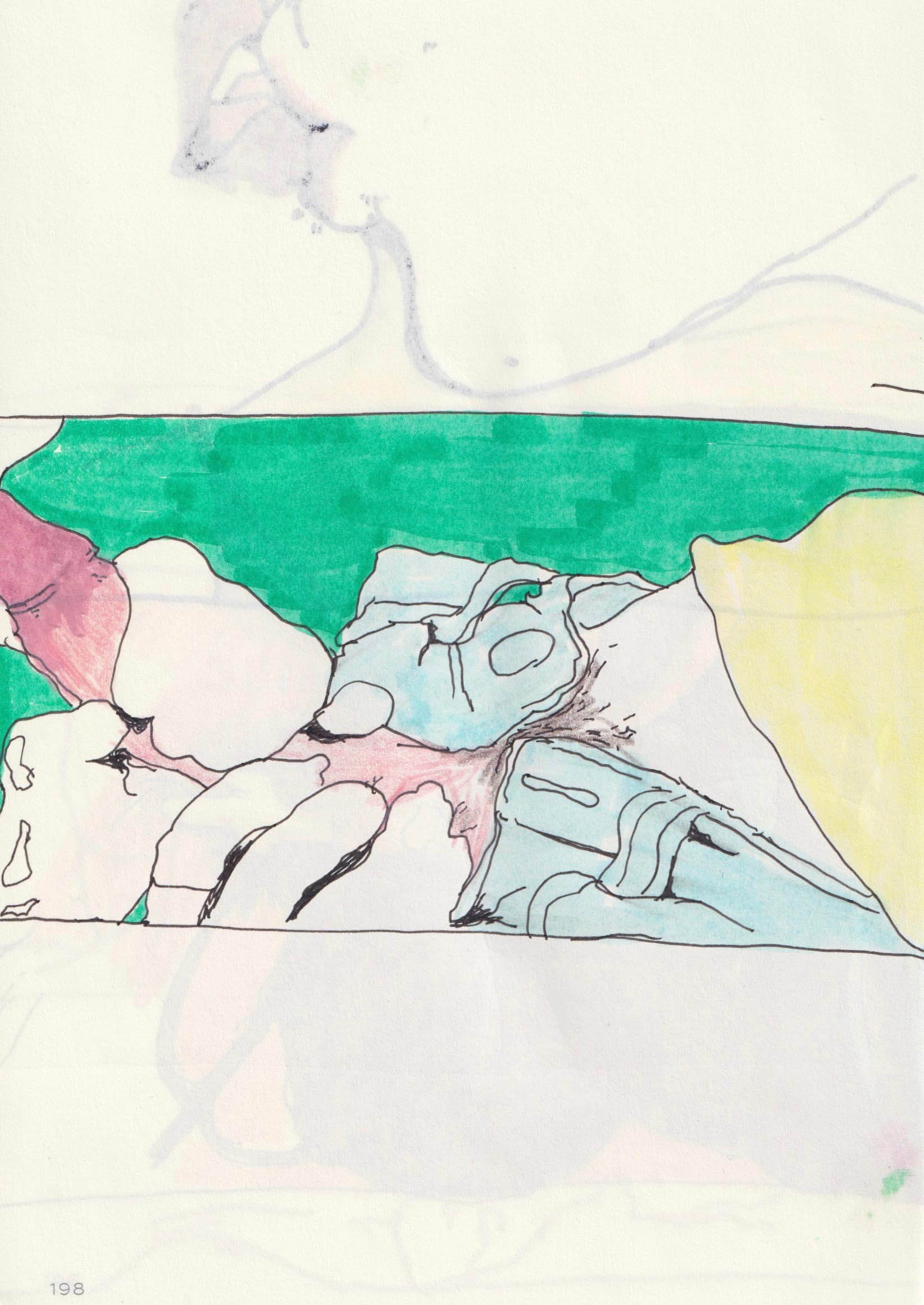 Untitled 48, 14.5x21cm, mixed media