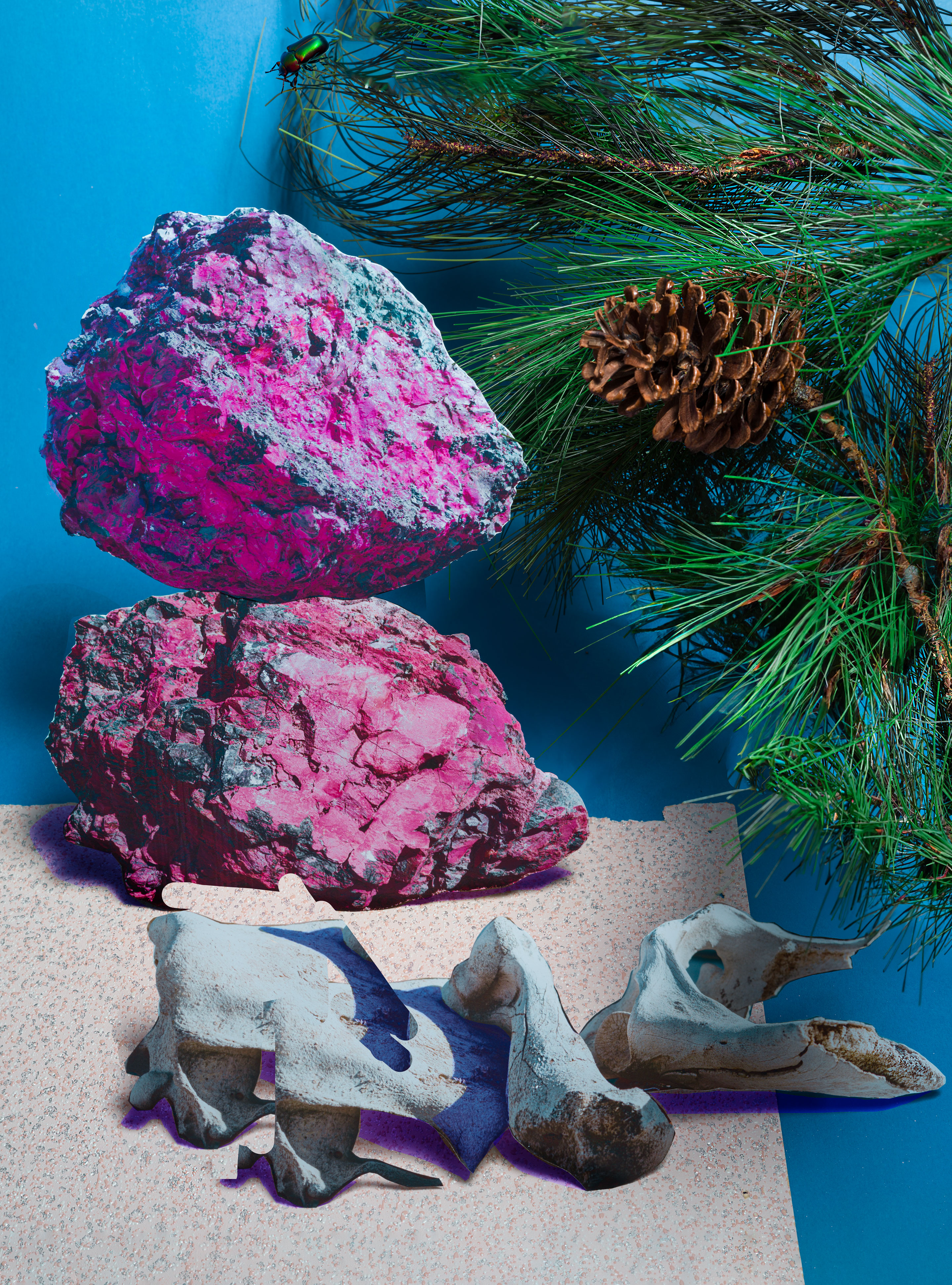 Still Life with Scoria, 2023, archival pigment print, 27” x 20”