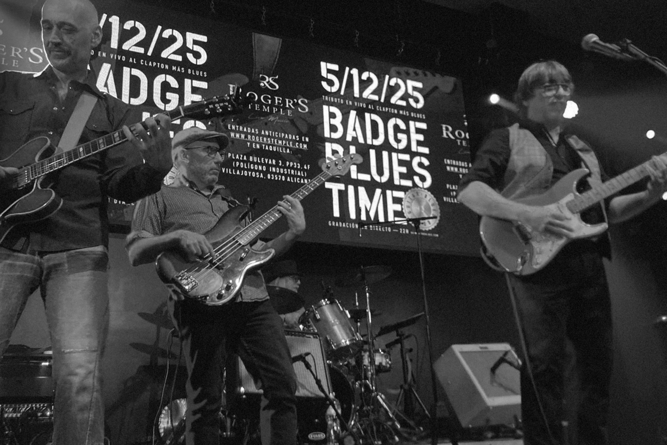 Toni, Edu and Quim playing the blues