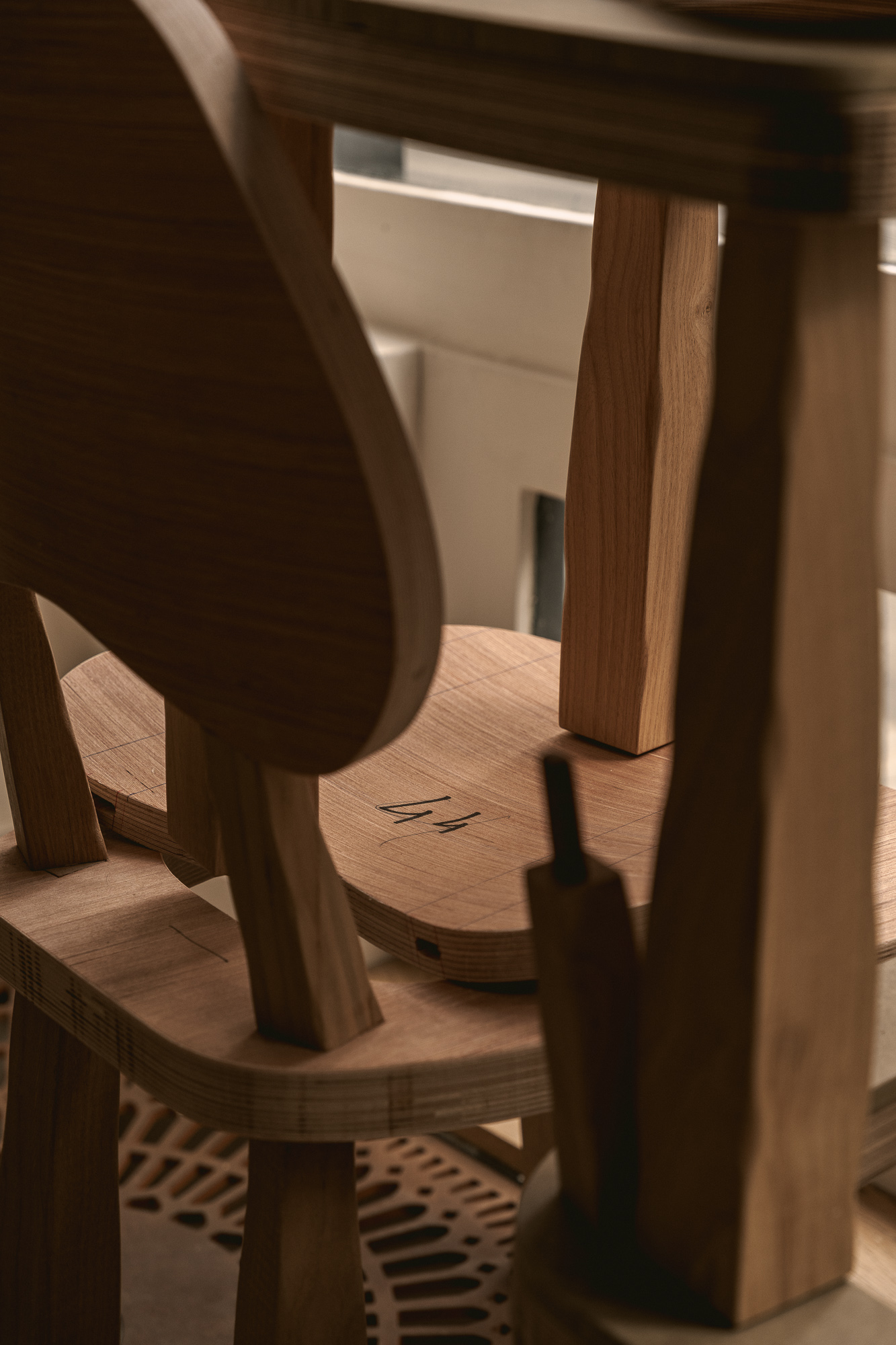 Details at Invisible Collection Paris Rive Gauche, the fred chair by Garcé & Dimofski