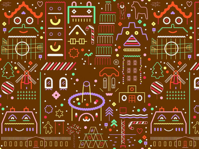 PEPPARKAKSHUS 2021Pattern, AnimationArkDes, 2021