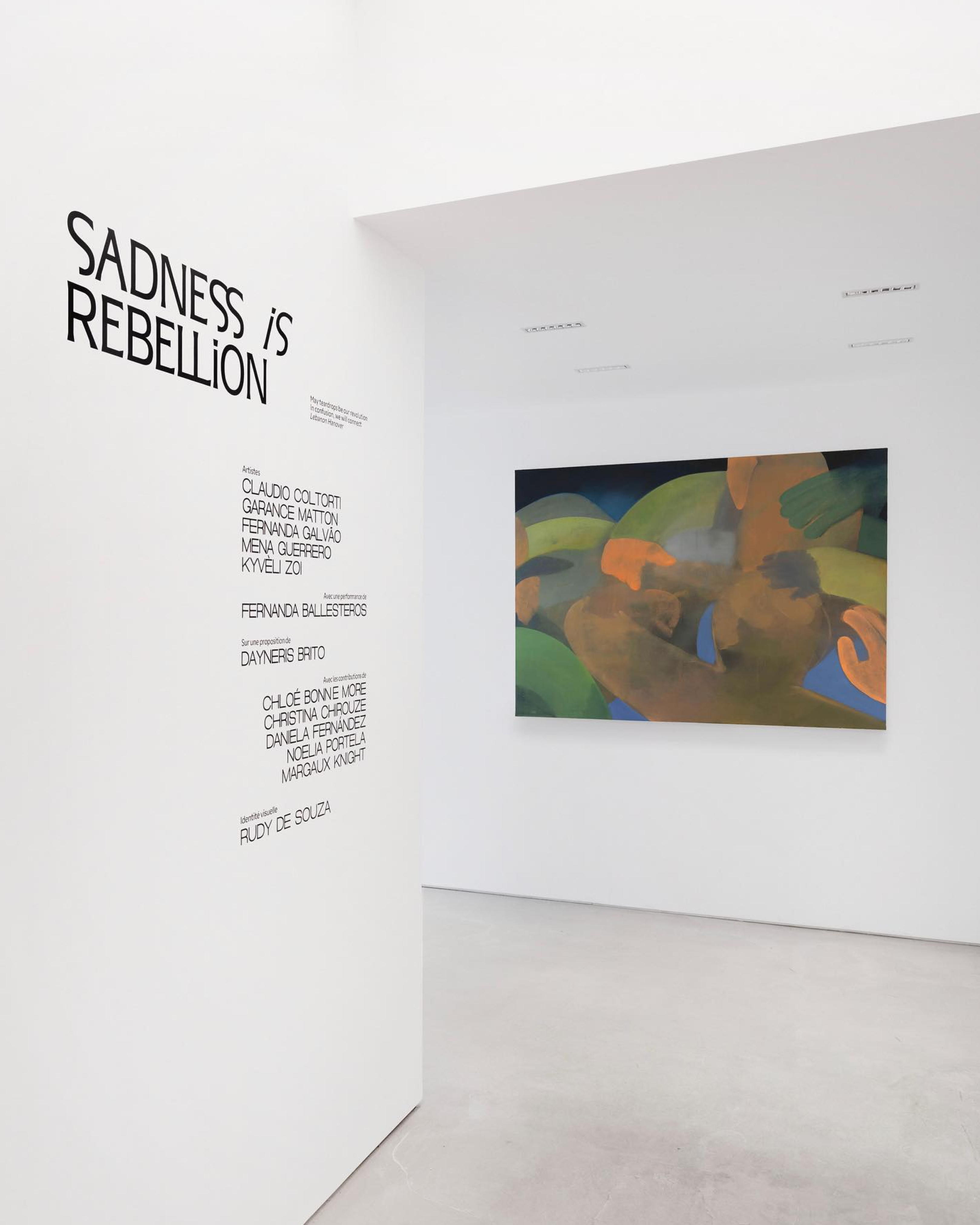 Sadness is Rebellion, Exhibition Identity