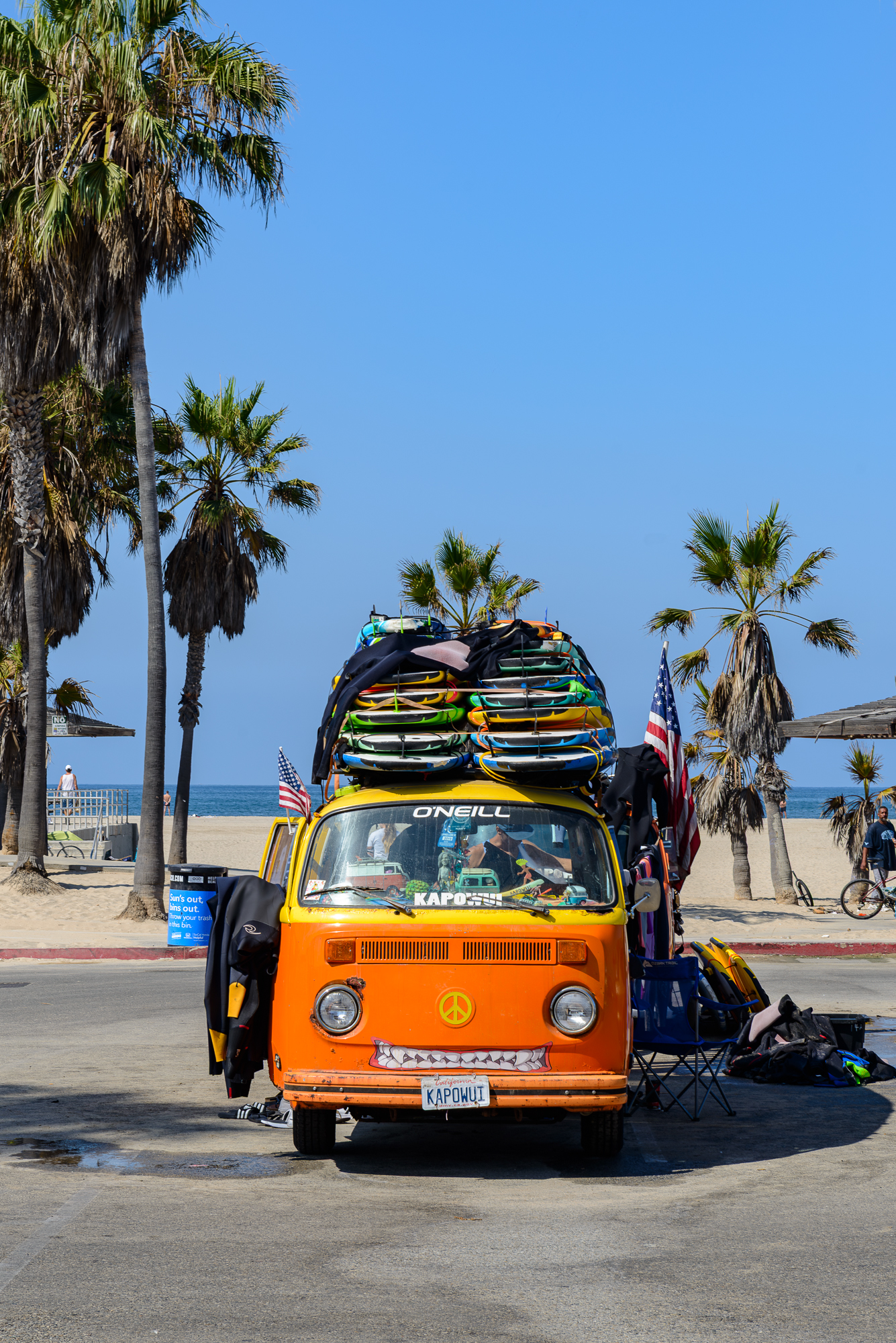 Los Angeles. Plage entre Santa Monica et Venice.