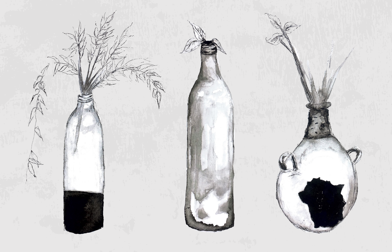 value study 01 | 2020 | watercolour + pen, 14" x 9"