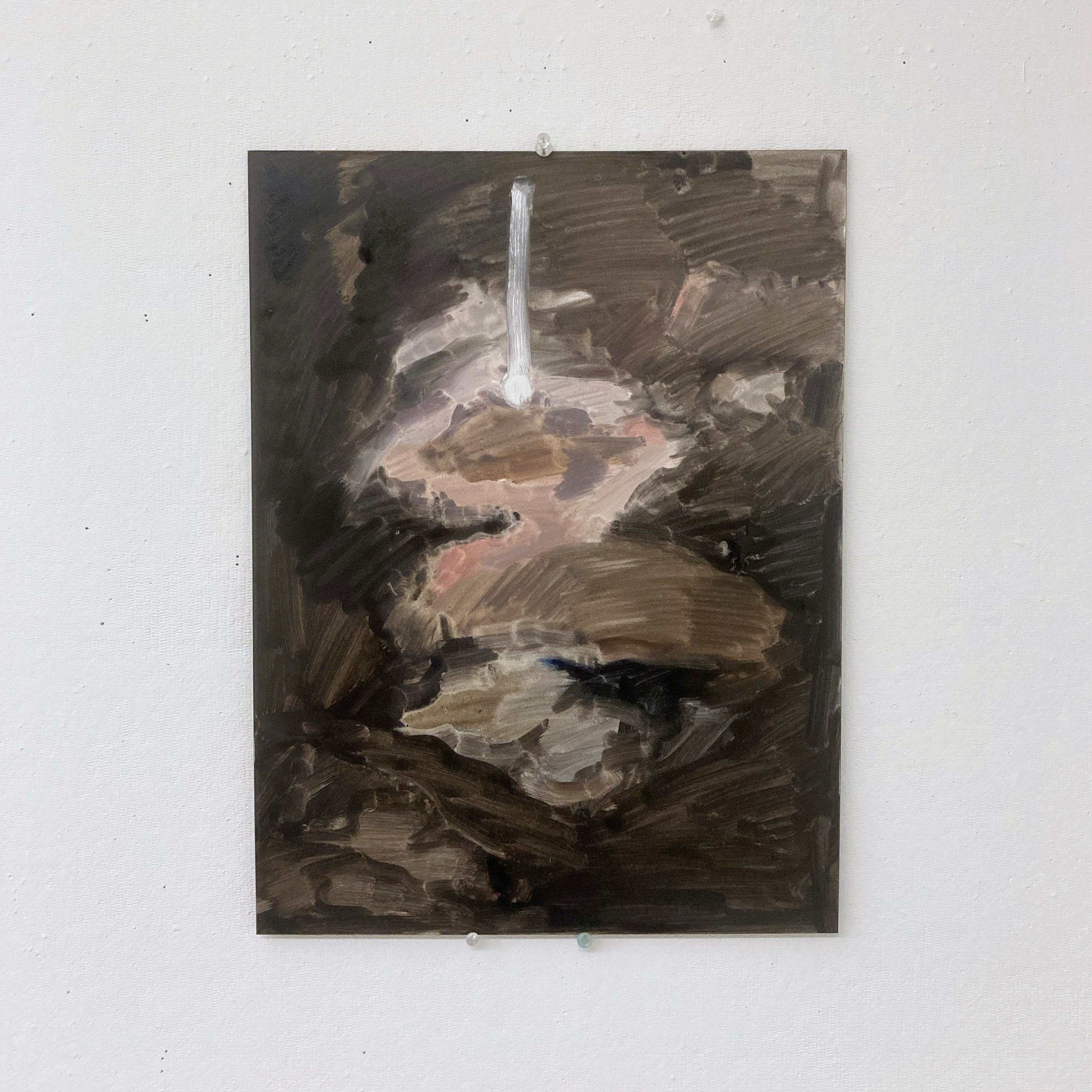 moon / oil on panel / 2021