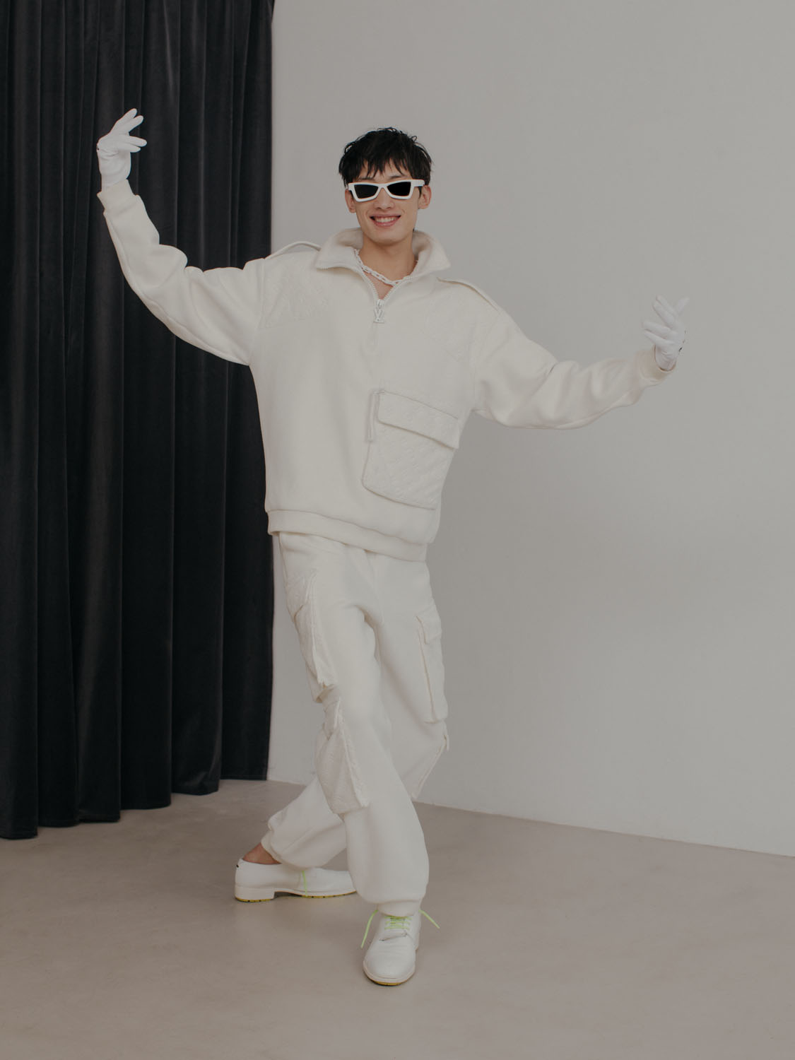 louis vuitton velour pants