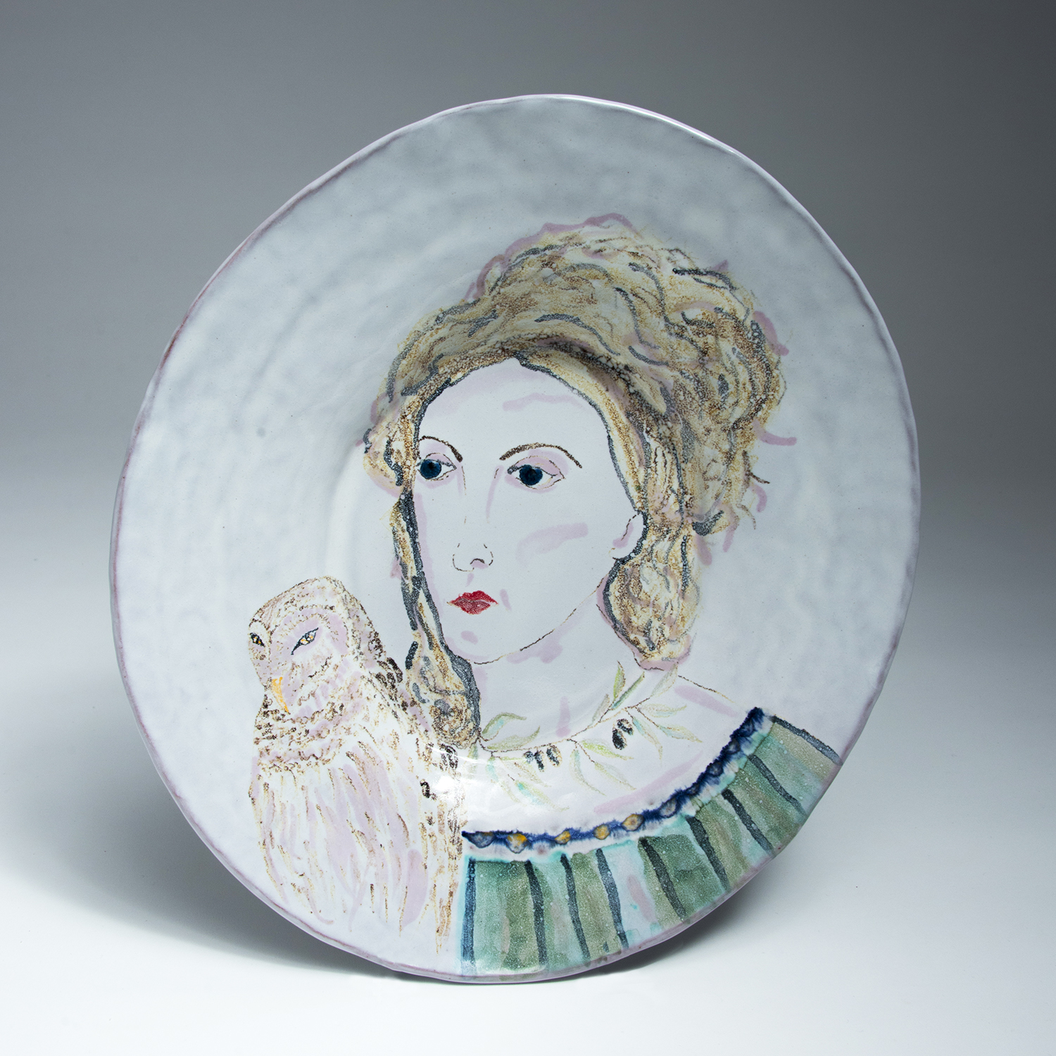 Athena with owl. 2019 SOLD