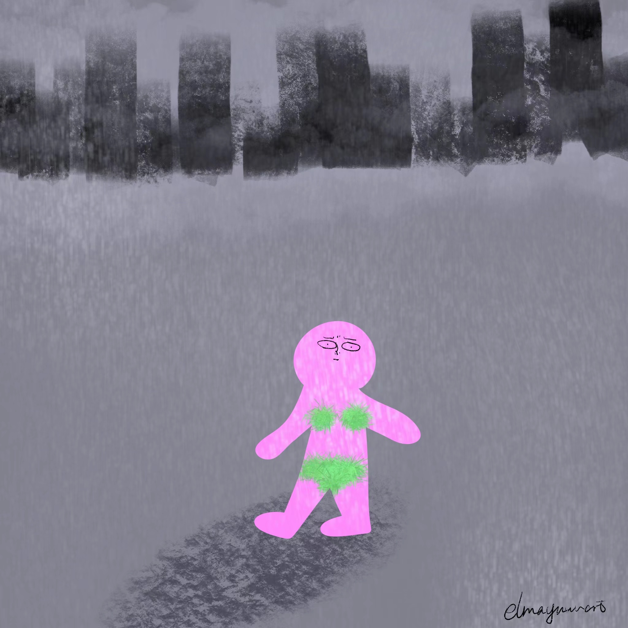 My diary-31 Mar. 2023-The wet weather has been going for 2 weeks, and now it's still raining. I'm already getting moldy!