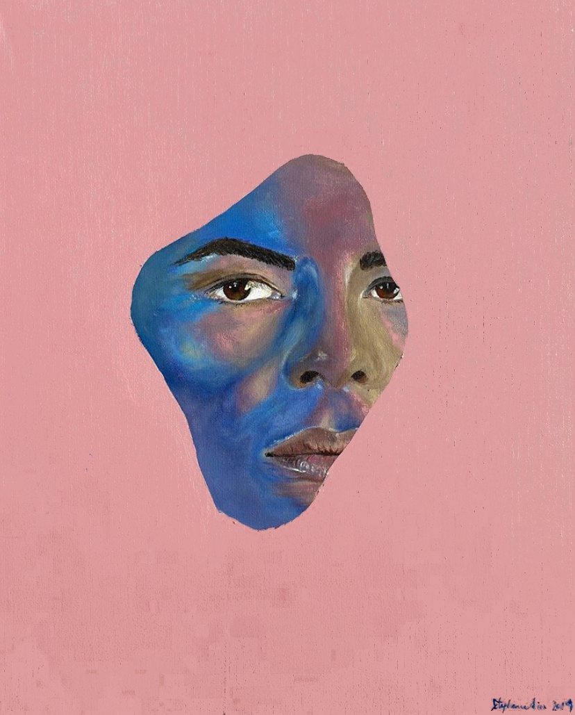 #1, 2019, acrylic on canvas, 50 x 40 cm