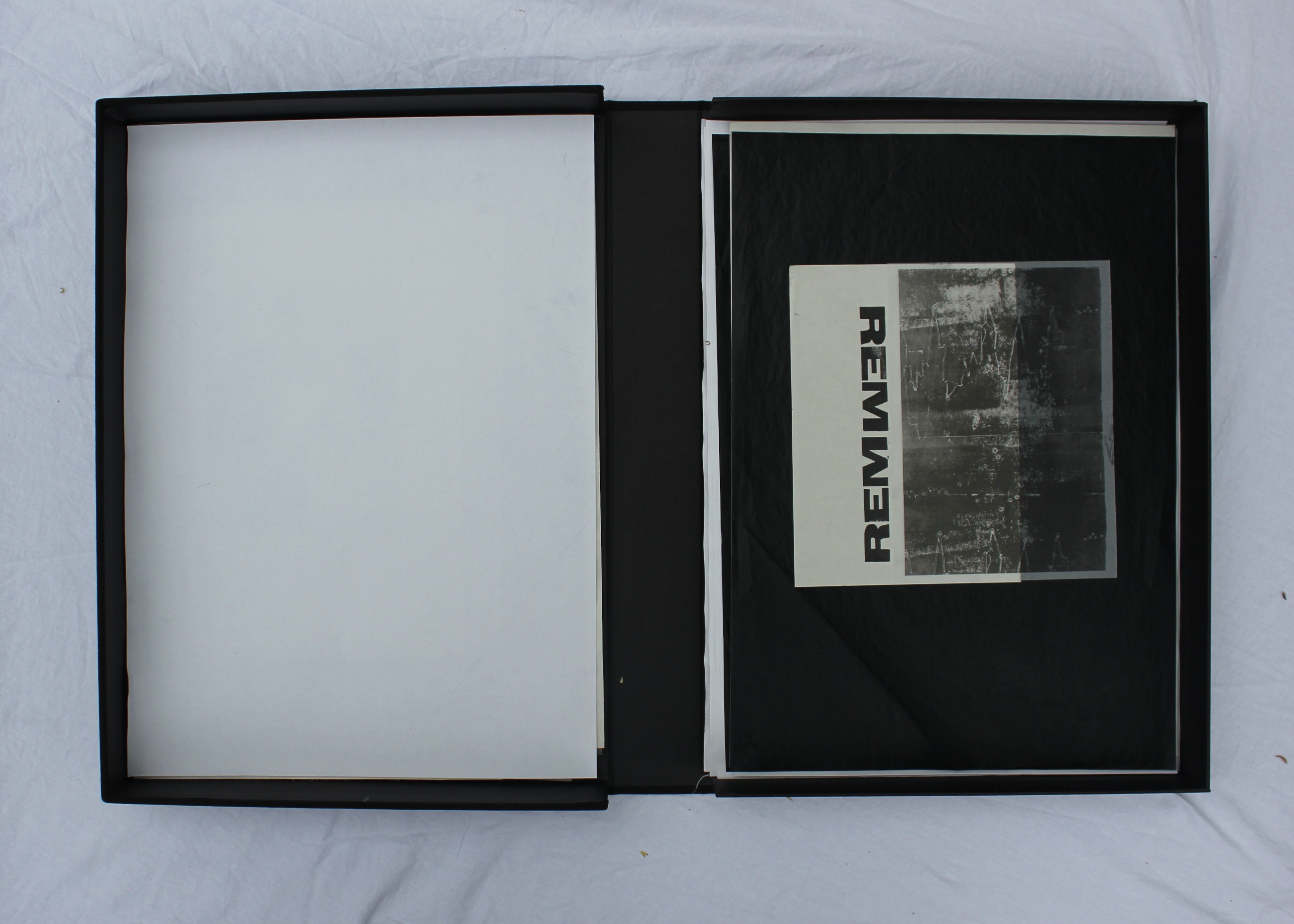 Layered prints in Archival Box