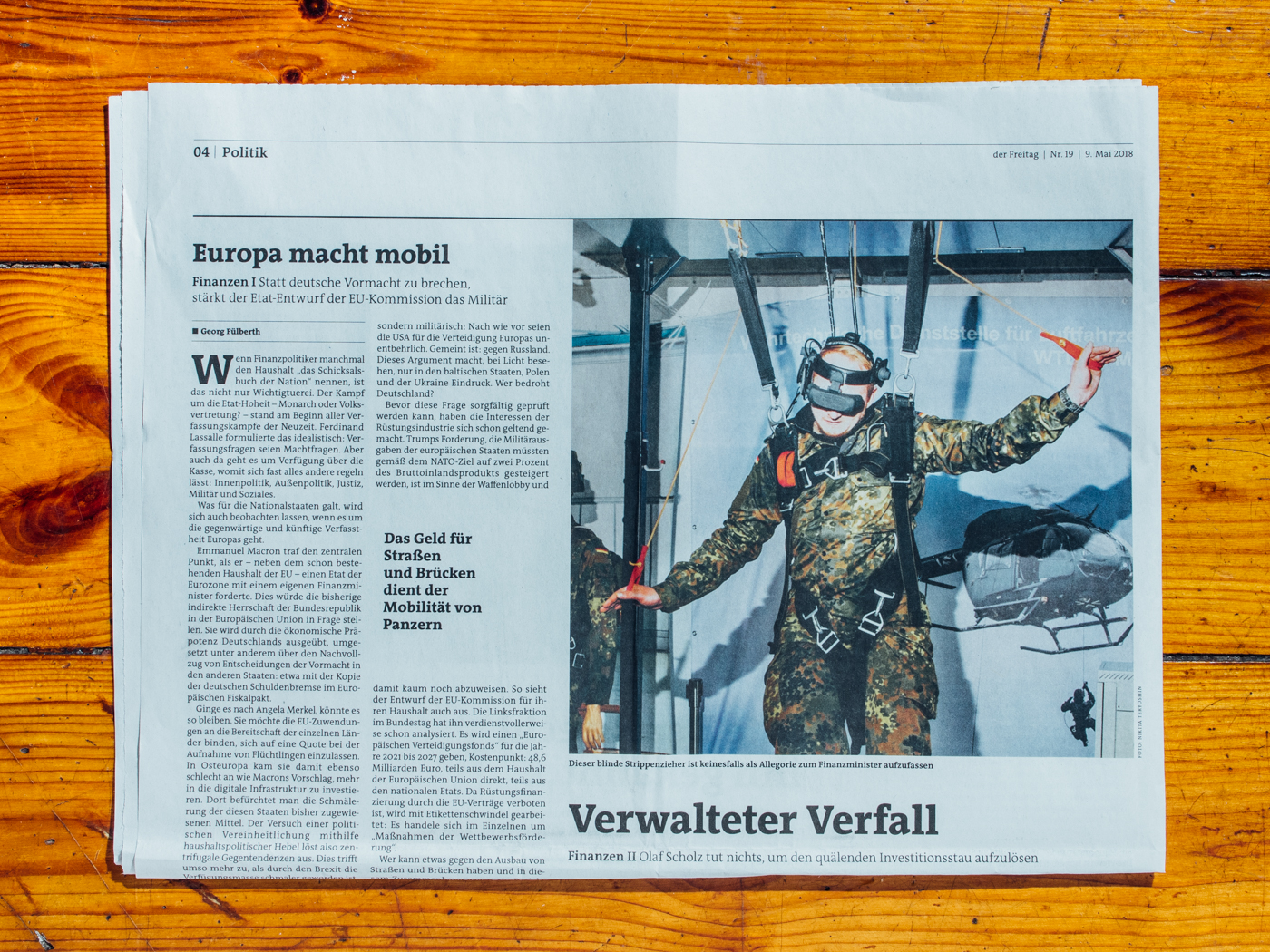  Der Freitag / Bild aus der Serie Nothing Personal von der ILA in Berlin / April 2018