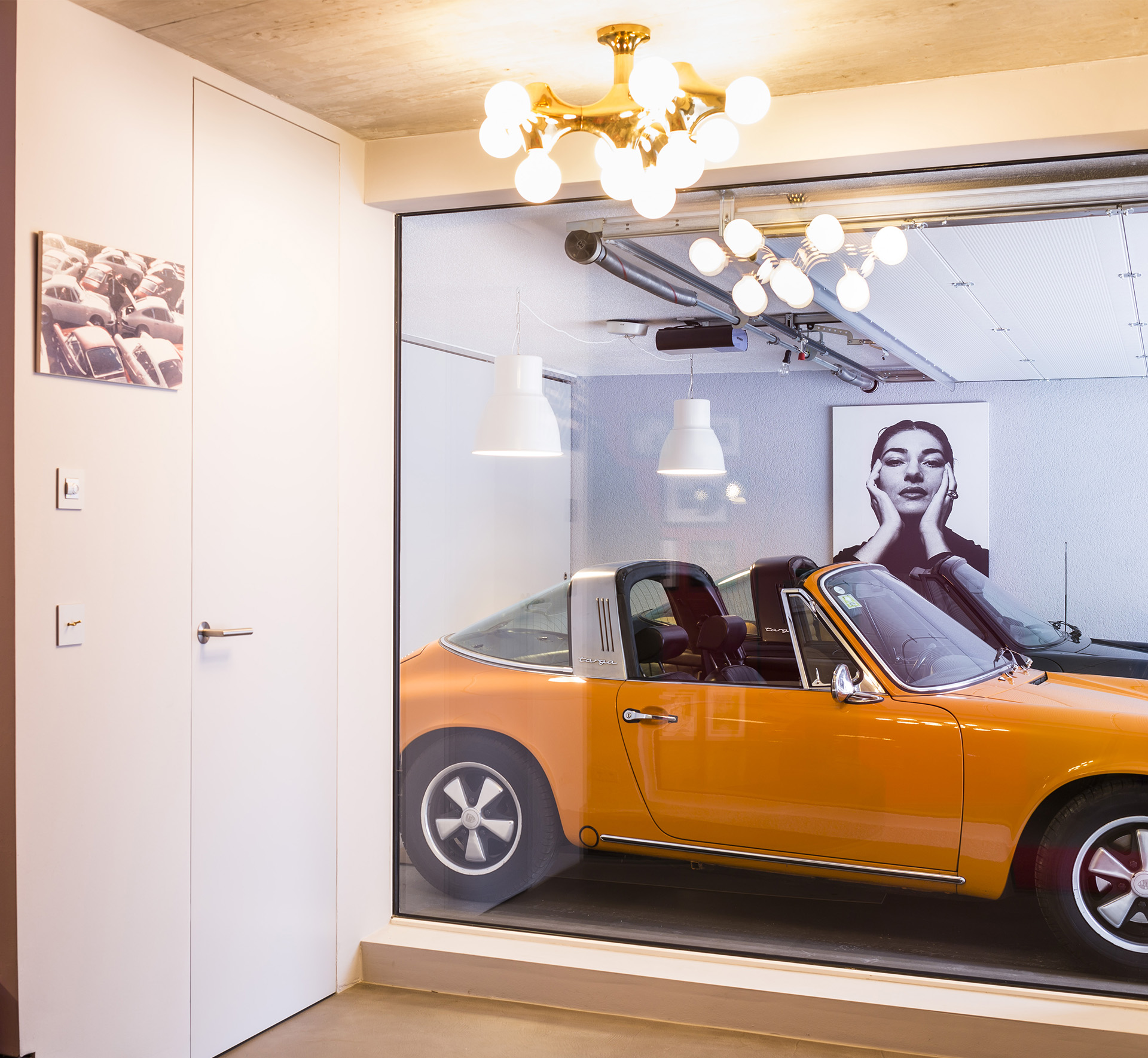 Eingangsbereich mit Blick in die Garage, München InnenstadtFoto: Johannes Müller