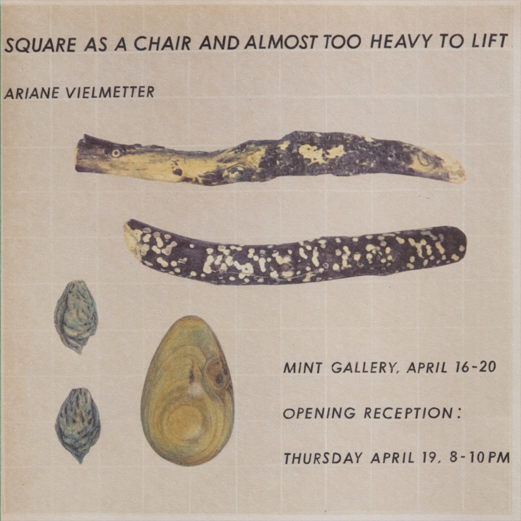 Square as a chair and almost too heavy to liftCalArts, April 2012