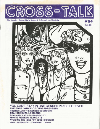 Cross-Talk: The Gender Community's News & Information Monthly, No. 64 (February, 1995) / CC M.E. Grenander Department of Special Collections & Archives, University at Albany