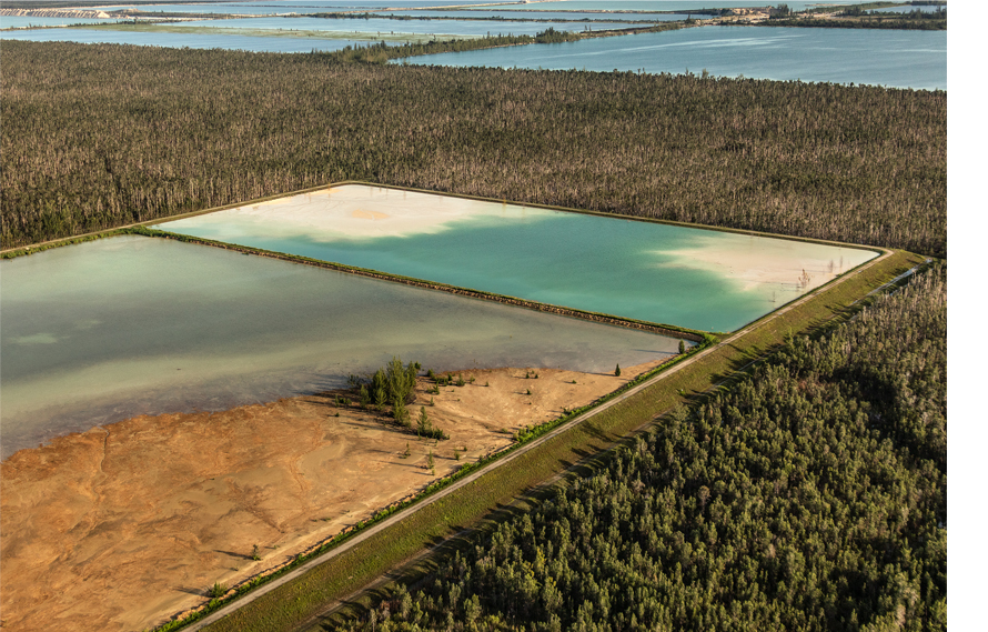 Square Lake, 2018. Dye-sublimation print on aluminum, 40 x 60 inches. 