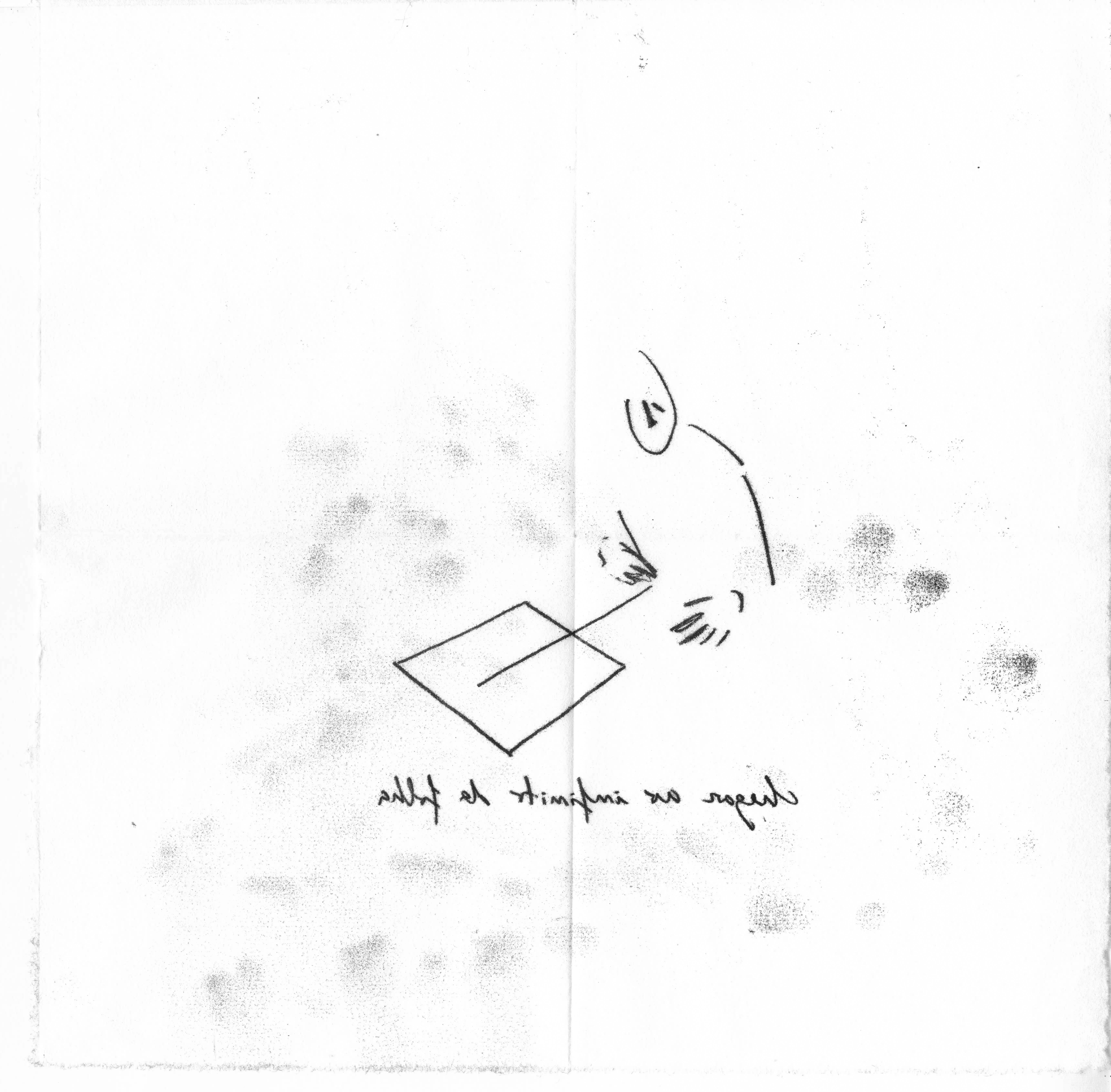 [Antecipação] chegar ao infinito da folha / [Anticipation] get to the infinite of the page