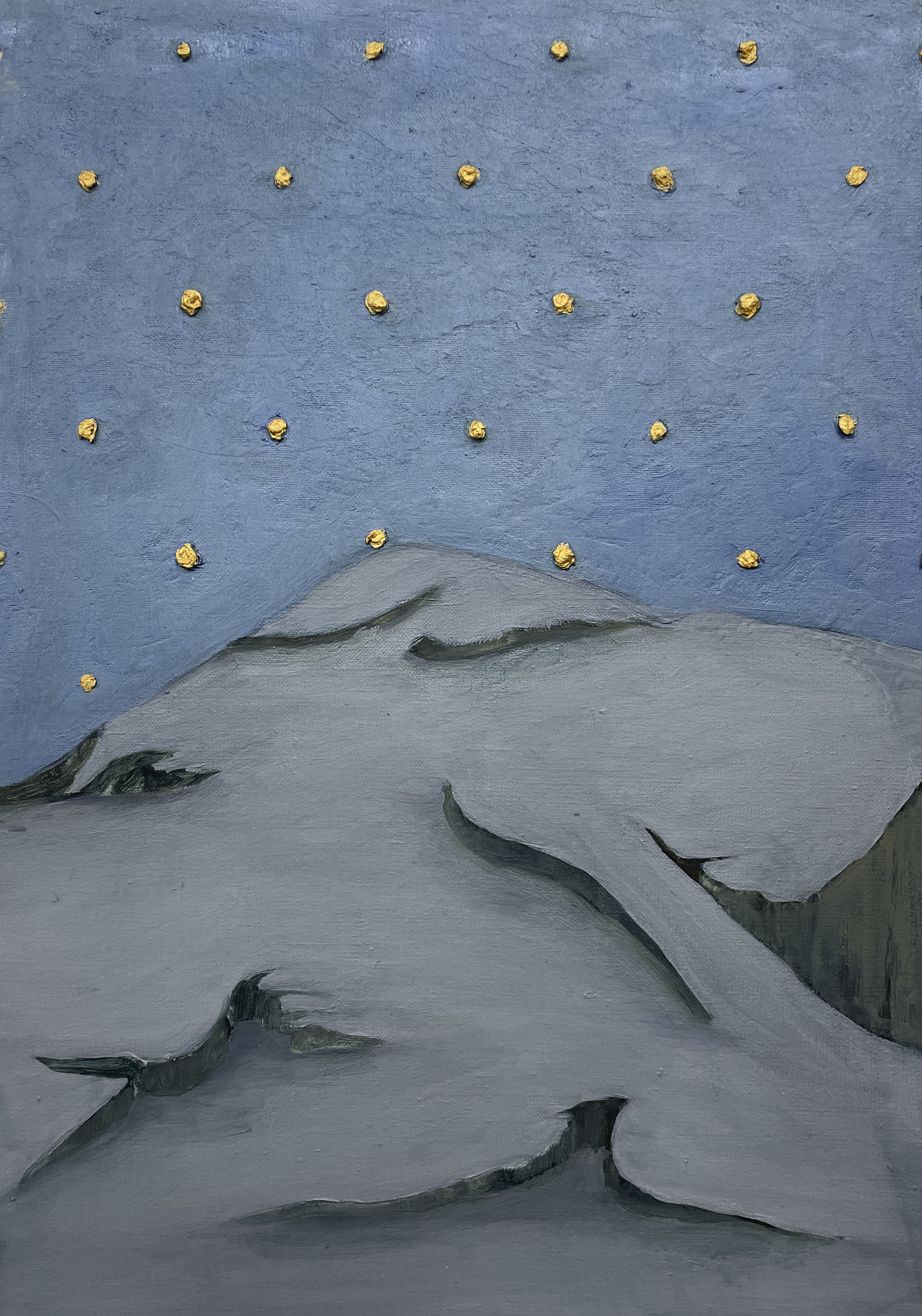 Transfigured (At Night), 2022, 38x55cm, oil on linen
