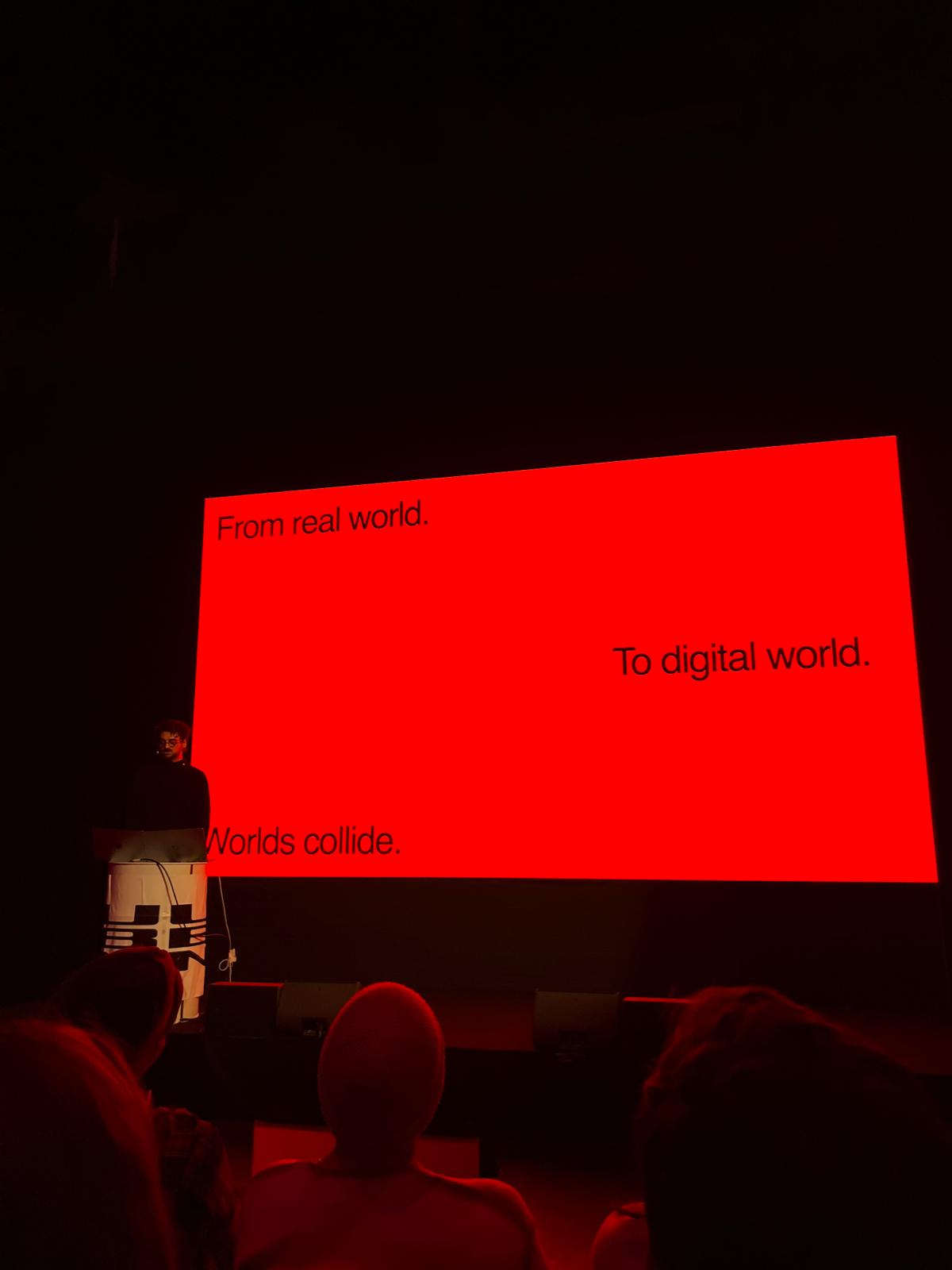 Fig. 79. Speaking at Us By Night, Antwerp. 2025.